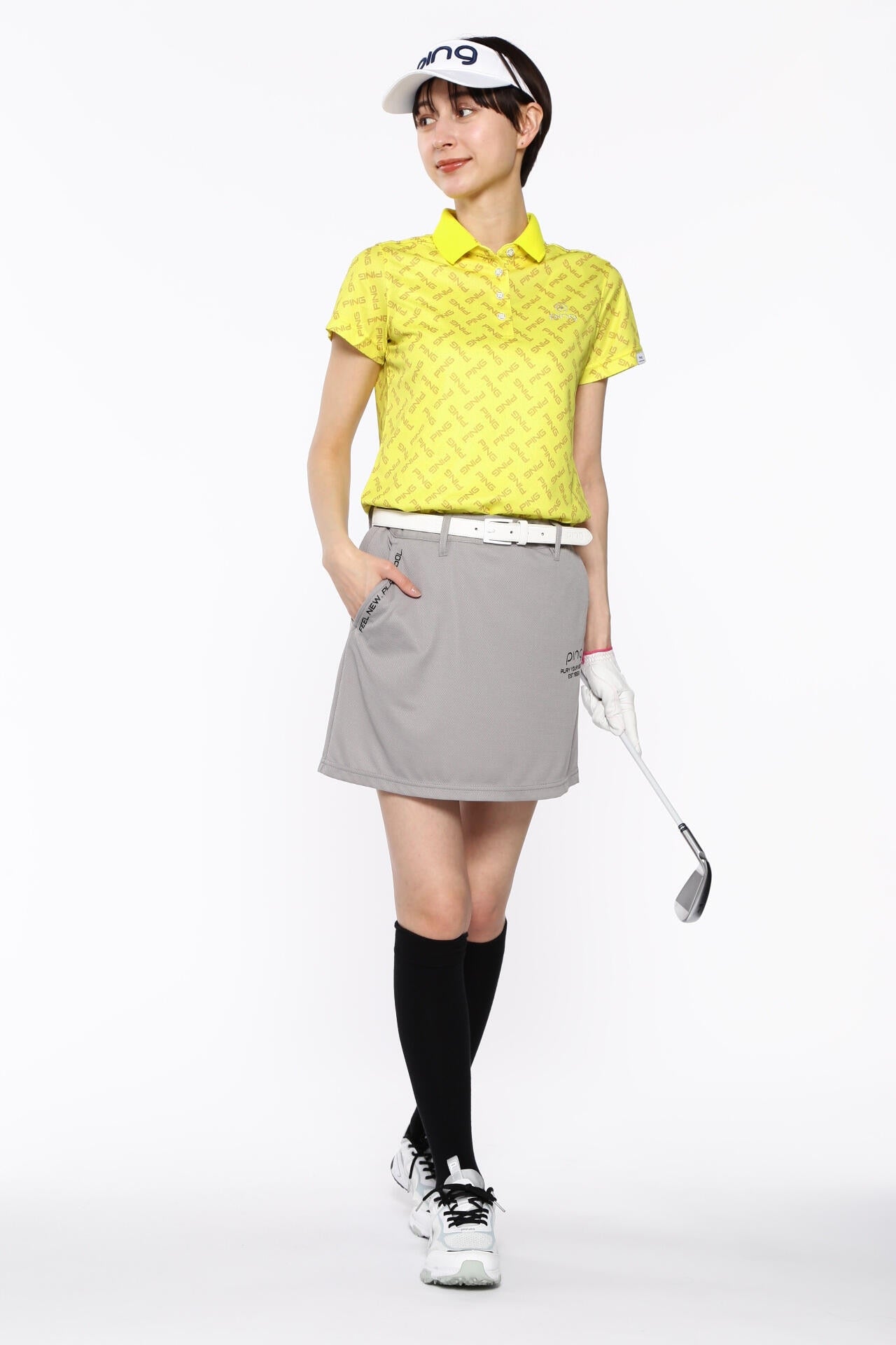 【PING APPAREL】ジャカードストレッチスカート ＜PERFORMANCE＞ (LADIES)
