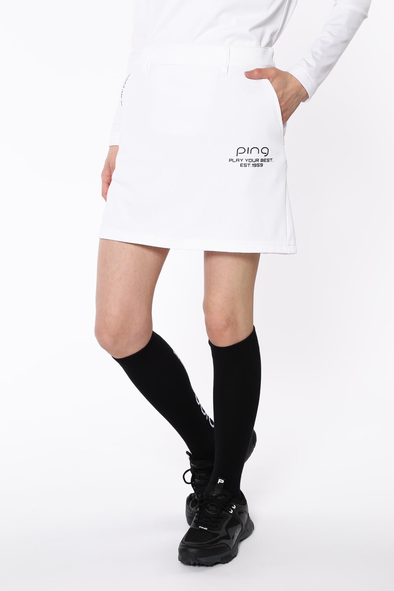 【PING APPAREL】ジャカードストレッチスカート ＜PERFORMANCE＞ (LADIES)