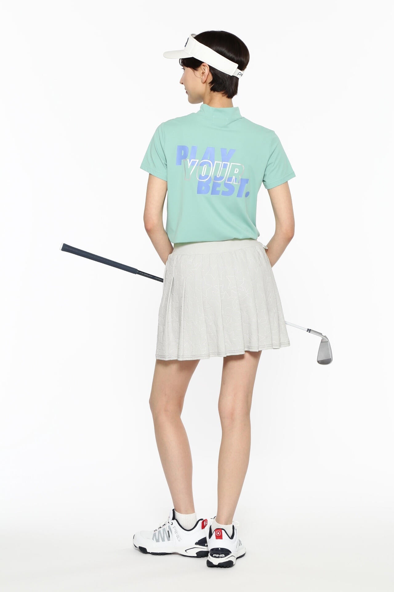 【PING APPAREL】全方向ストレッチ 3Dエンボスジャージースカート ＜LADIES LINE＞ (LADIES)