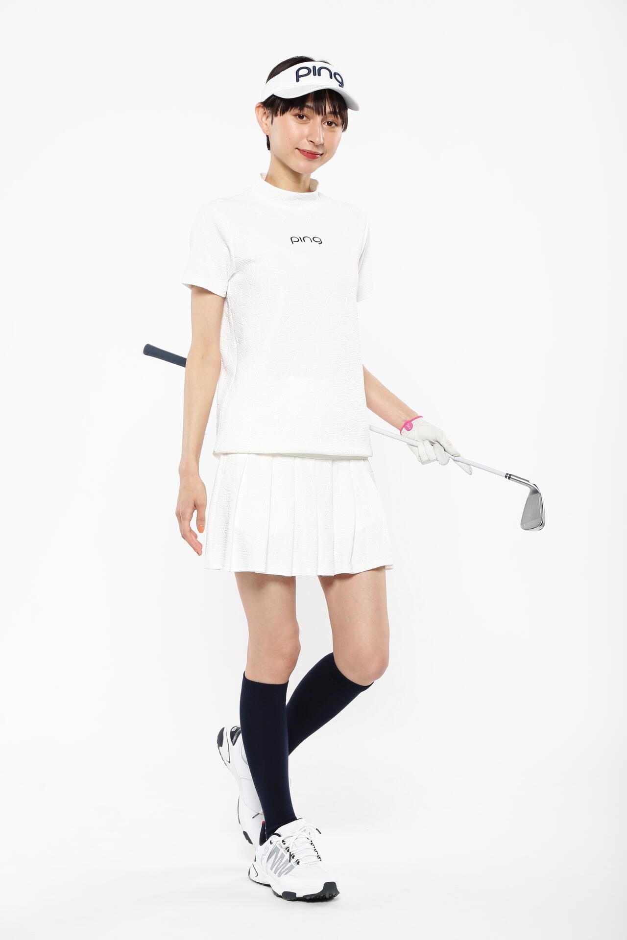 【PING APPAREL】全方向ストレッチ 3Dエンボスジャージースカート ＜LADIES LINE＞ (LADIES)