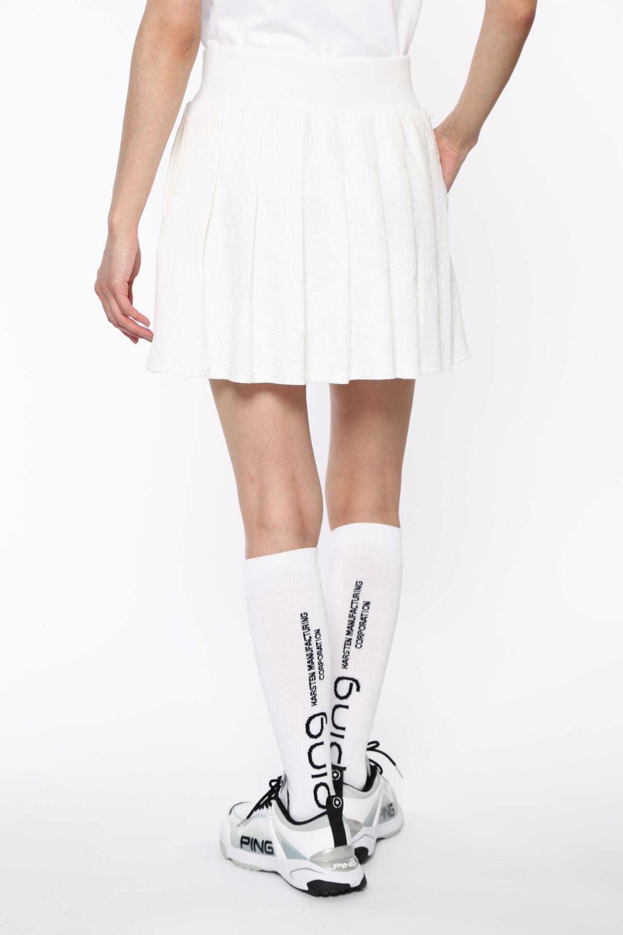 【PING APPAREL】全方向ストレッチ 3Dエンボスジャージースカート ＜LADIES LINE＞ (LADIES)