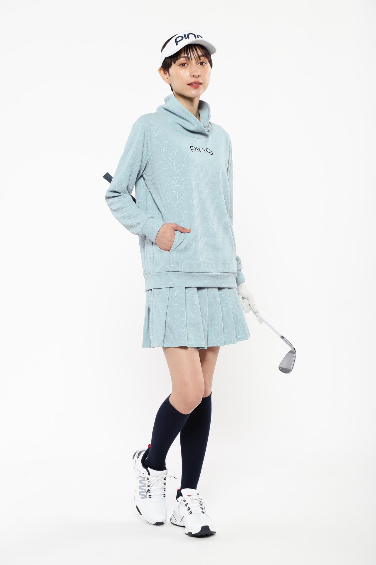 【PING APPAREL】全方向ストレッチ 3Dエンボスジャージースカート ＜LADIES LINE＞ (LADIES)