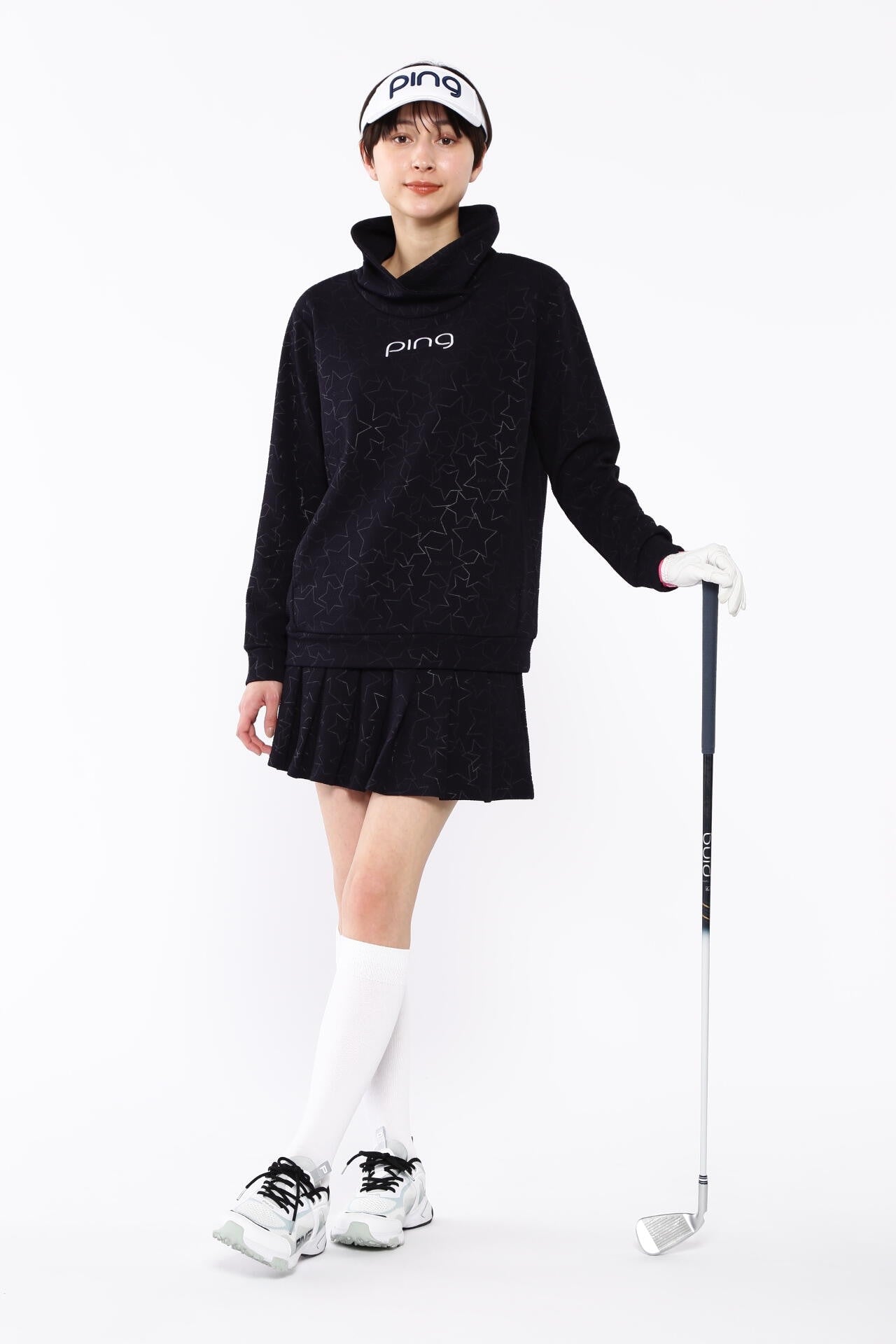 【PING APPAREL】全方向ストレッチ 3Dエンボスジャージースカート ＜LADIES LINE＞ (LADIES)