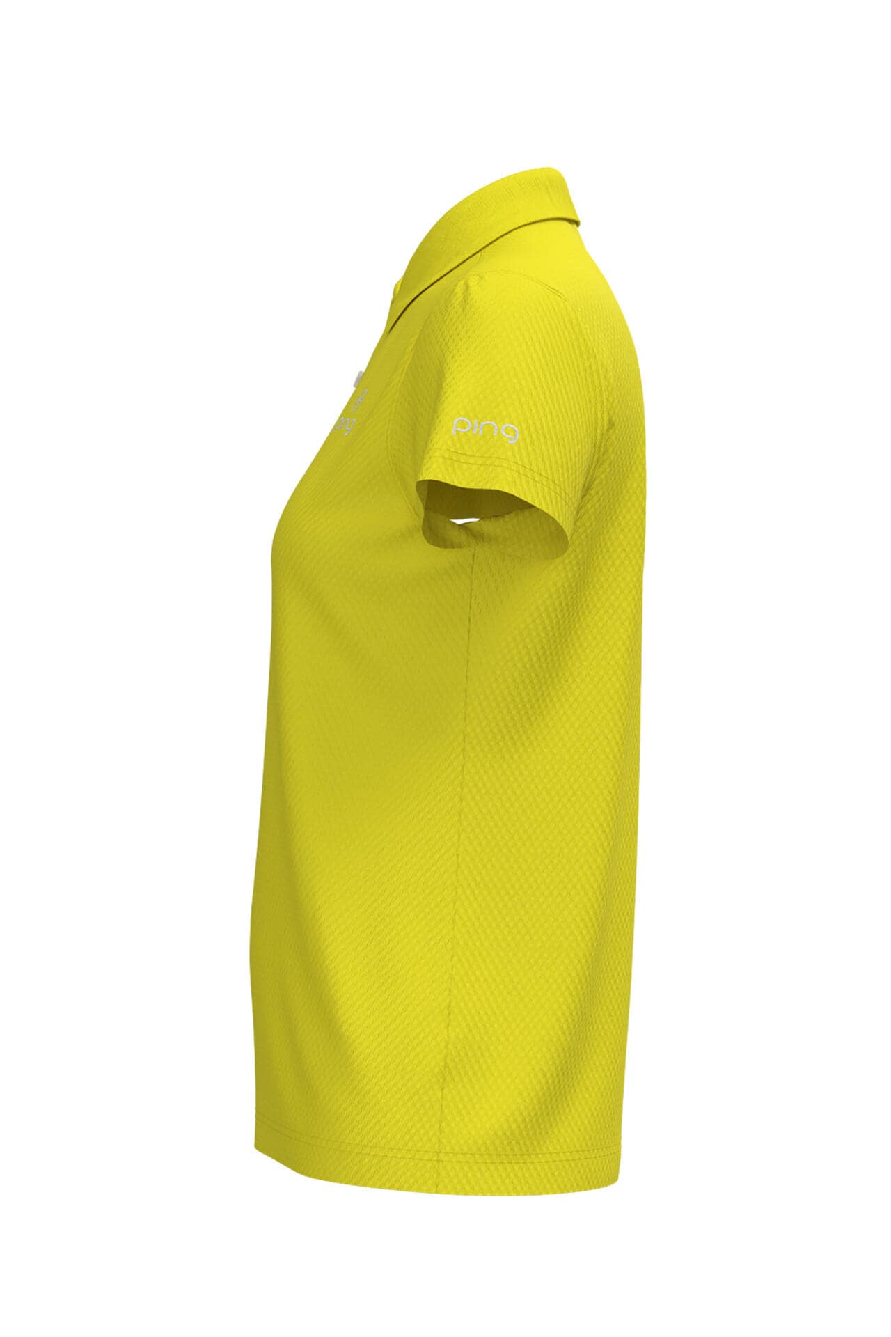 【PING APPAREL】オニカノコストレッチジャカード半袖ポロシャツ ＜PRODUCT ADDITION＞ (LADIES)