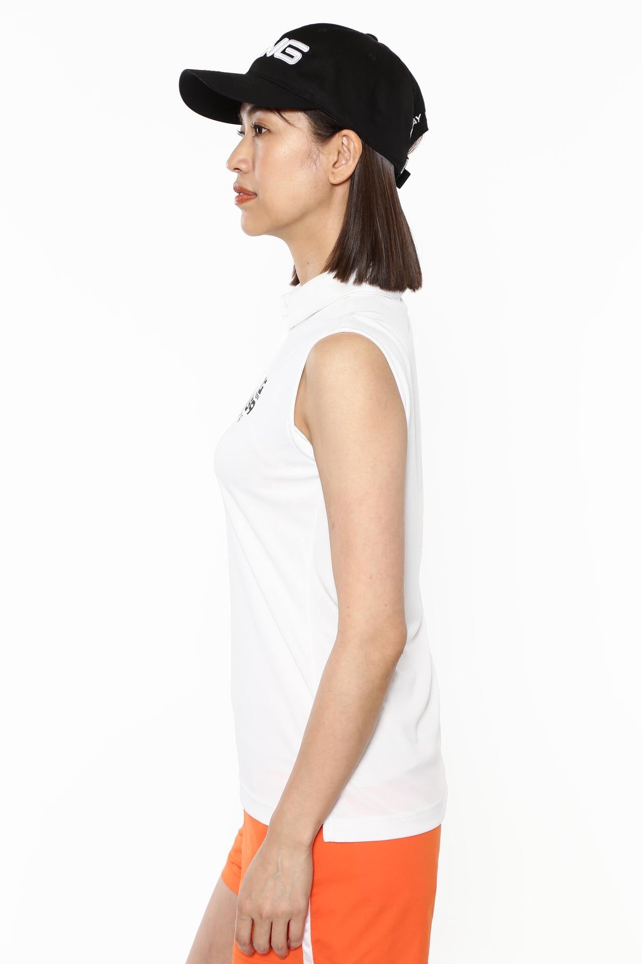 【PING APPAREL】涼感ストレッチメッシュカノコスリーブレスポロシャツ ＜PERFORMANCE＞ (LADIES)