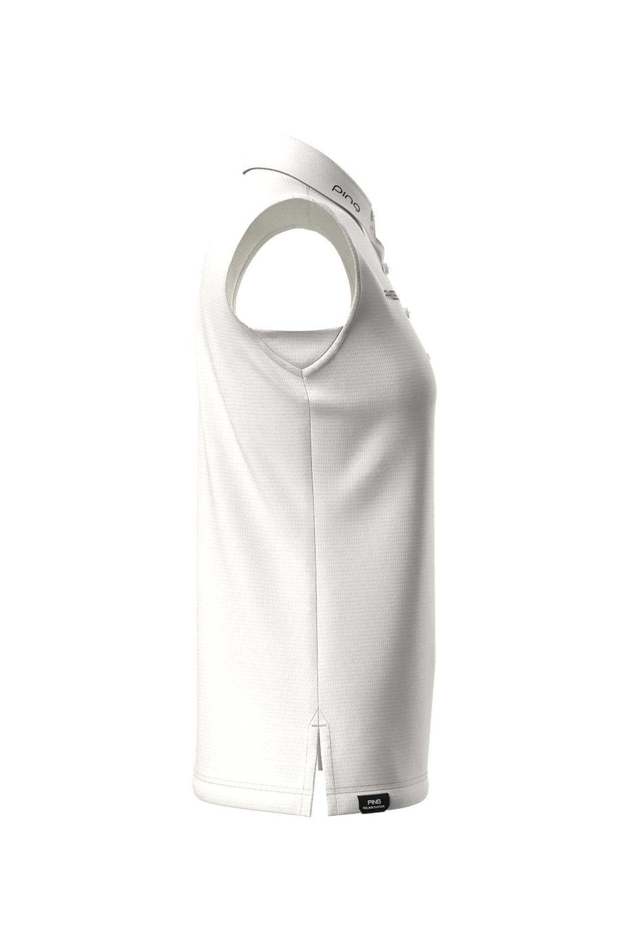 【PING APPAREL】涼感ストレッチメッシュカノコスリーブレスポロシャツ ＜PERFORMANCE＞ (LADIES)