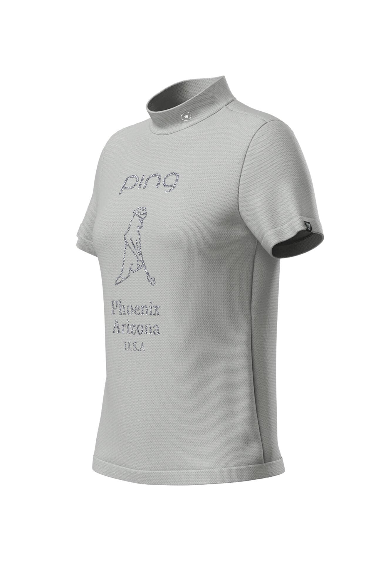 【PING APPAREL】Mr.PINGジャカード 半袖ハイネックニットプルオーバー ＜NATIVE＞ (LADIES)