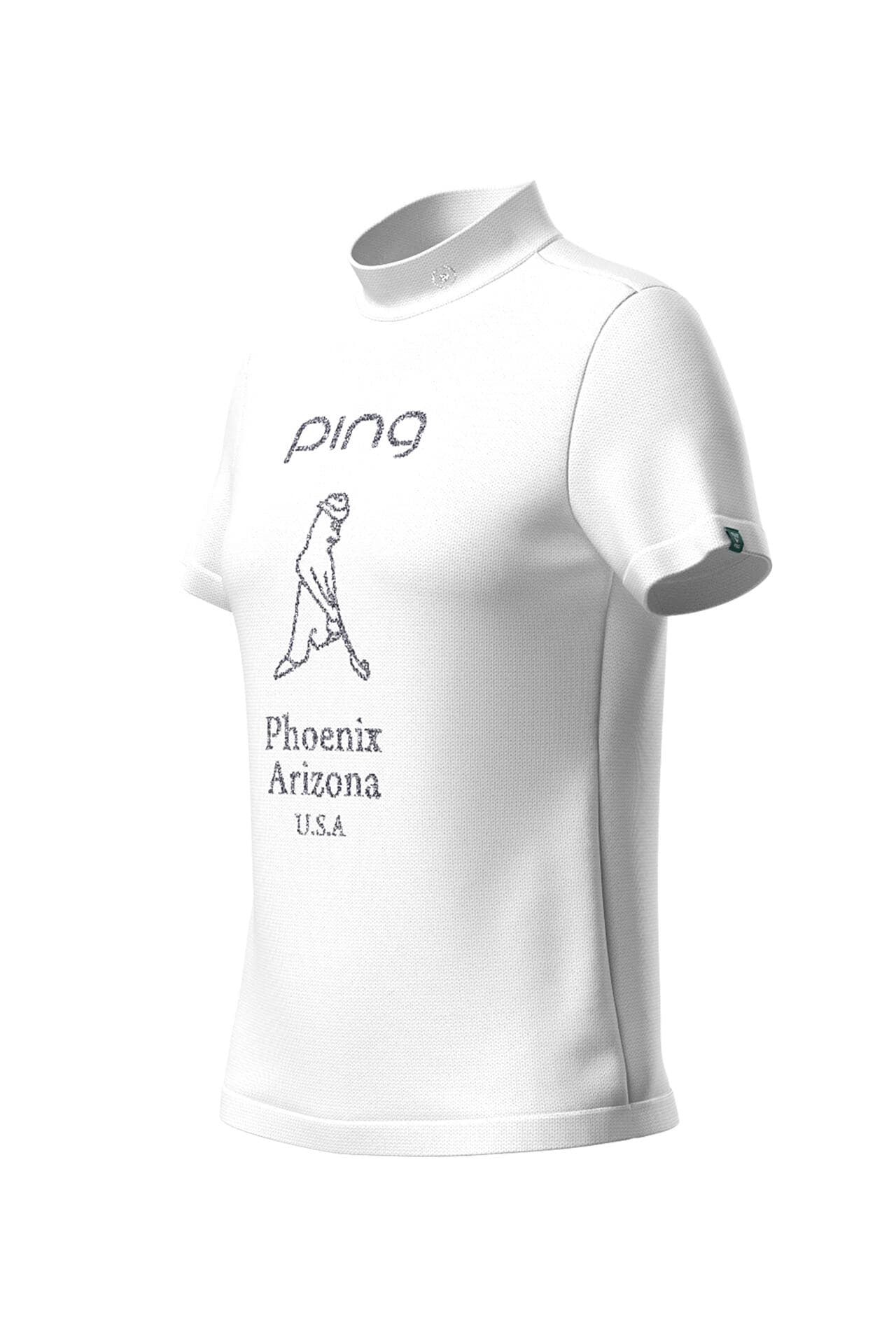【PING APPAREL】Mr.PINGジャカード 半袖ハイネックニットプルオーバー ＜NATIVE＞ (LADIES)