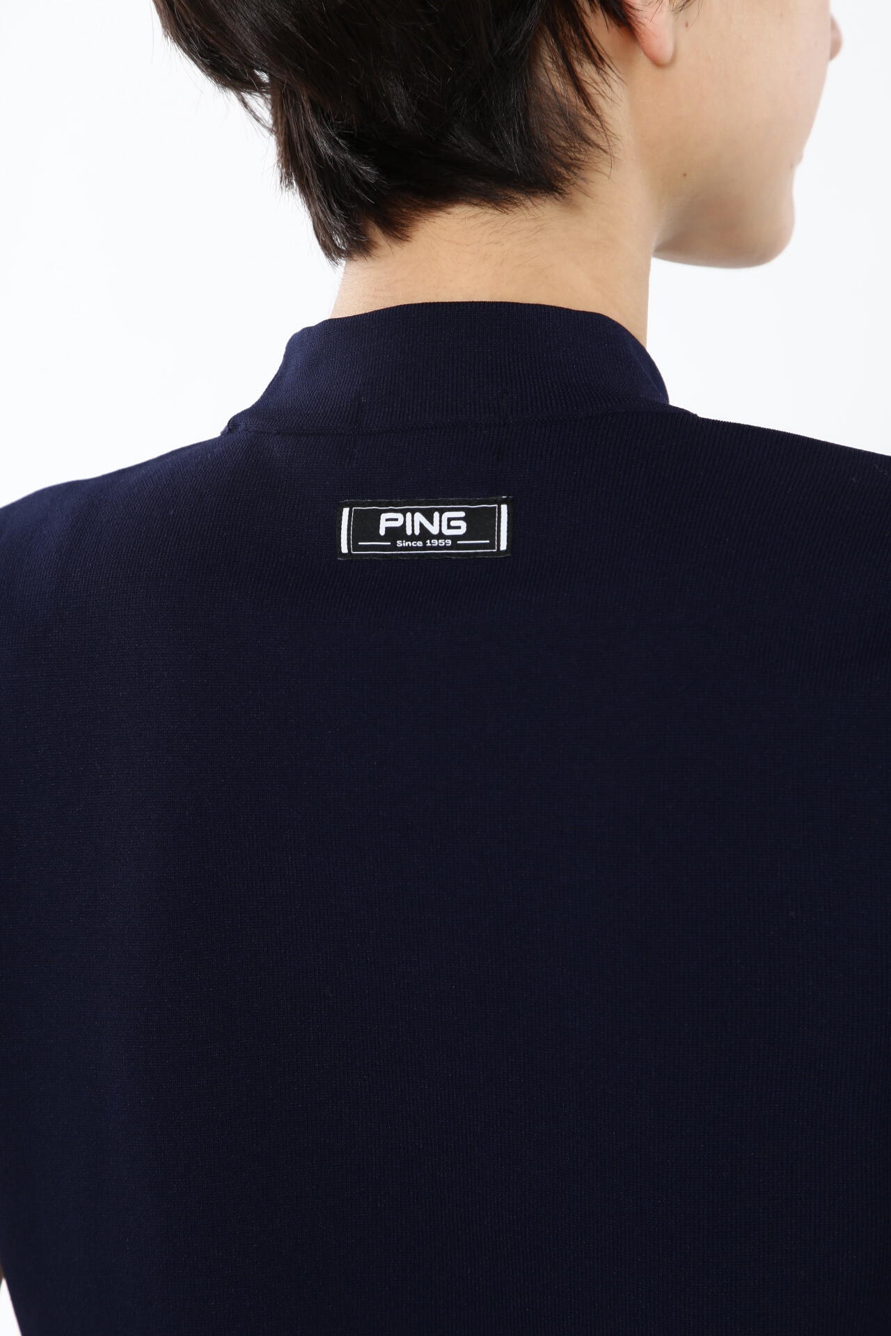 【PING APPAREL】Mr.PINGジャカード 半袖ハイネックニットプルオーバー ＜NATIVE＞ (LADIES)