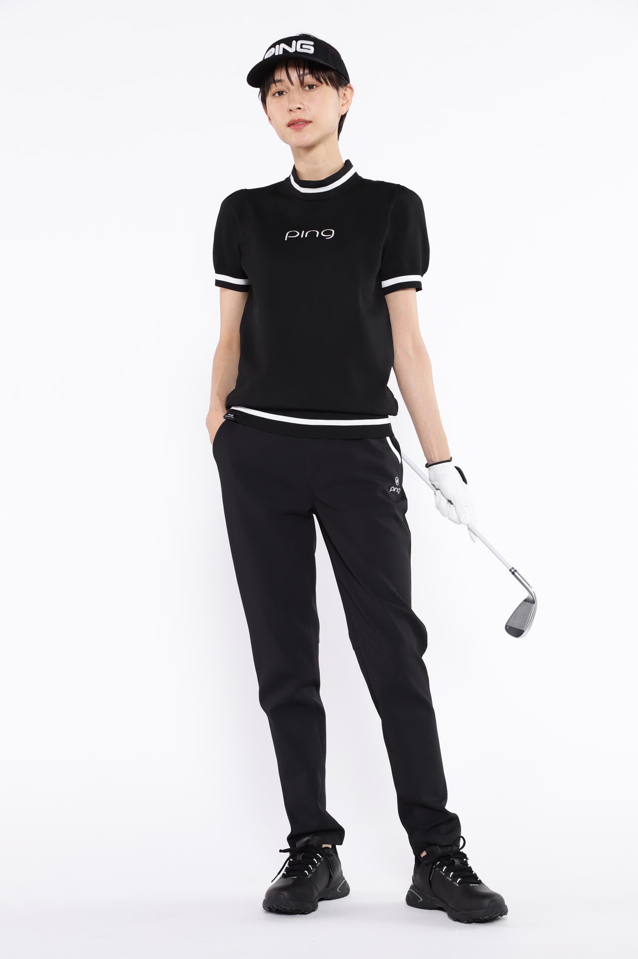 【PING APPAREL】全方向ストレッチカルゼテーパードパンツ ＜PERFORMANCE＞ (LADIES)