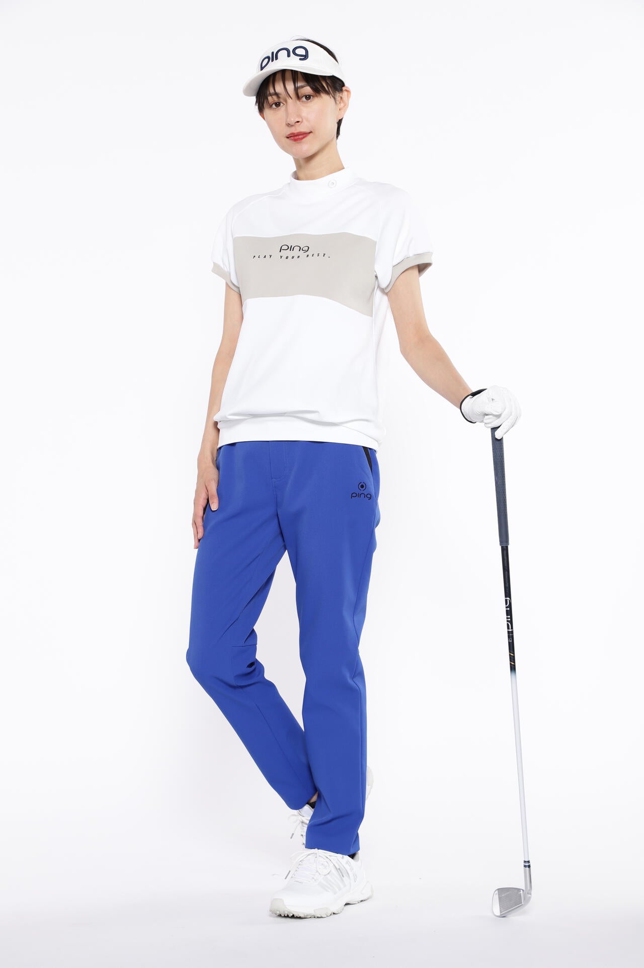 【PING APPAREL】全方向ストレッチカルゼテーパードパンツ ＜PERFORMANCE＞ (LADIES)
