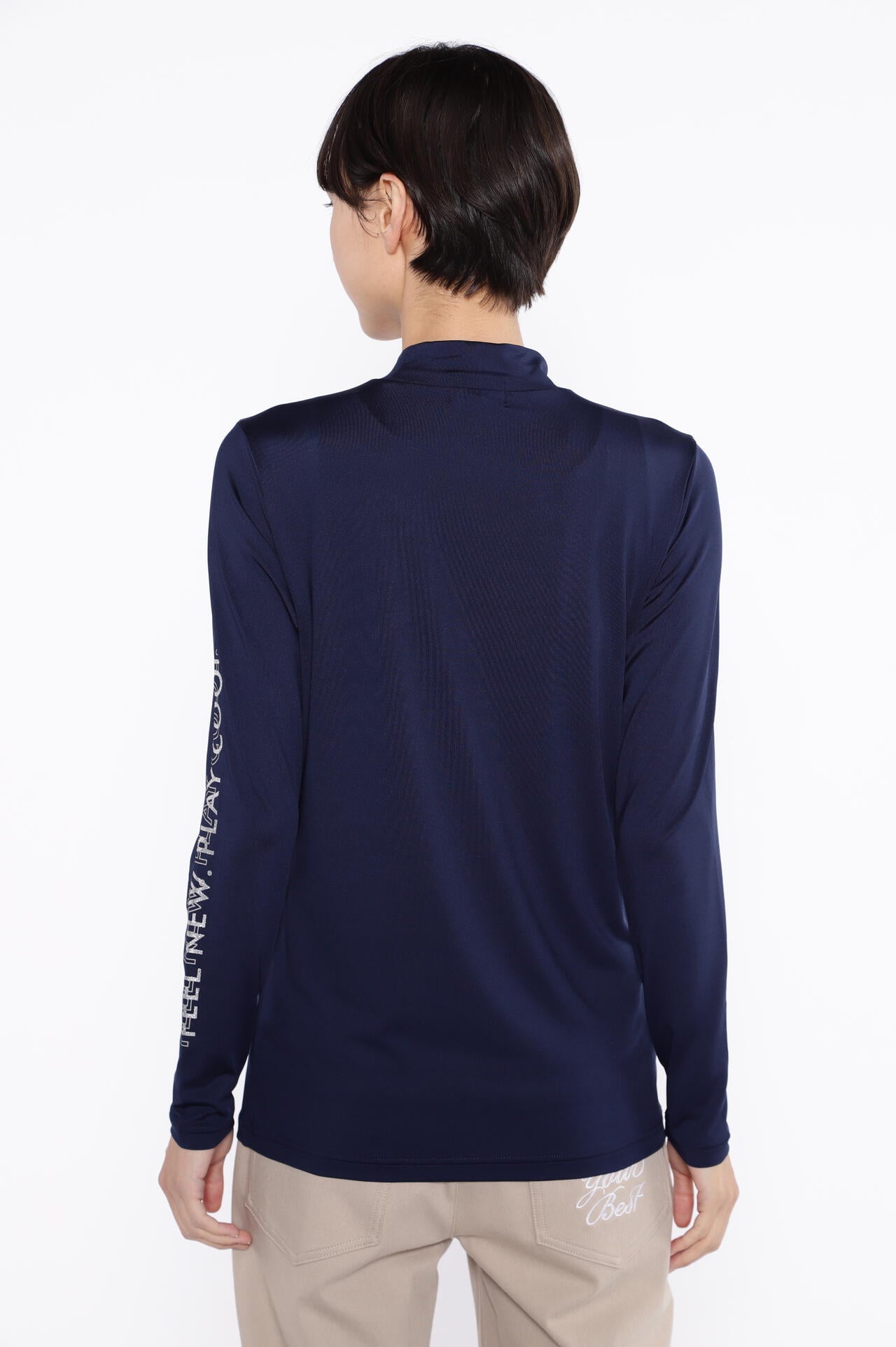 【PING APPAREL】ストレッチカノコ×ストレッチ天竺レイヤードツインセット ＜NATIVE＞ (LADIES)