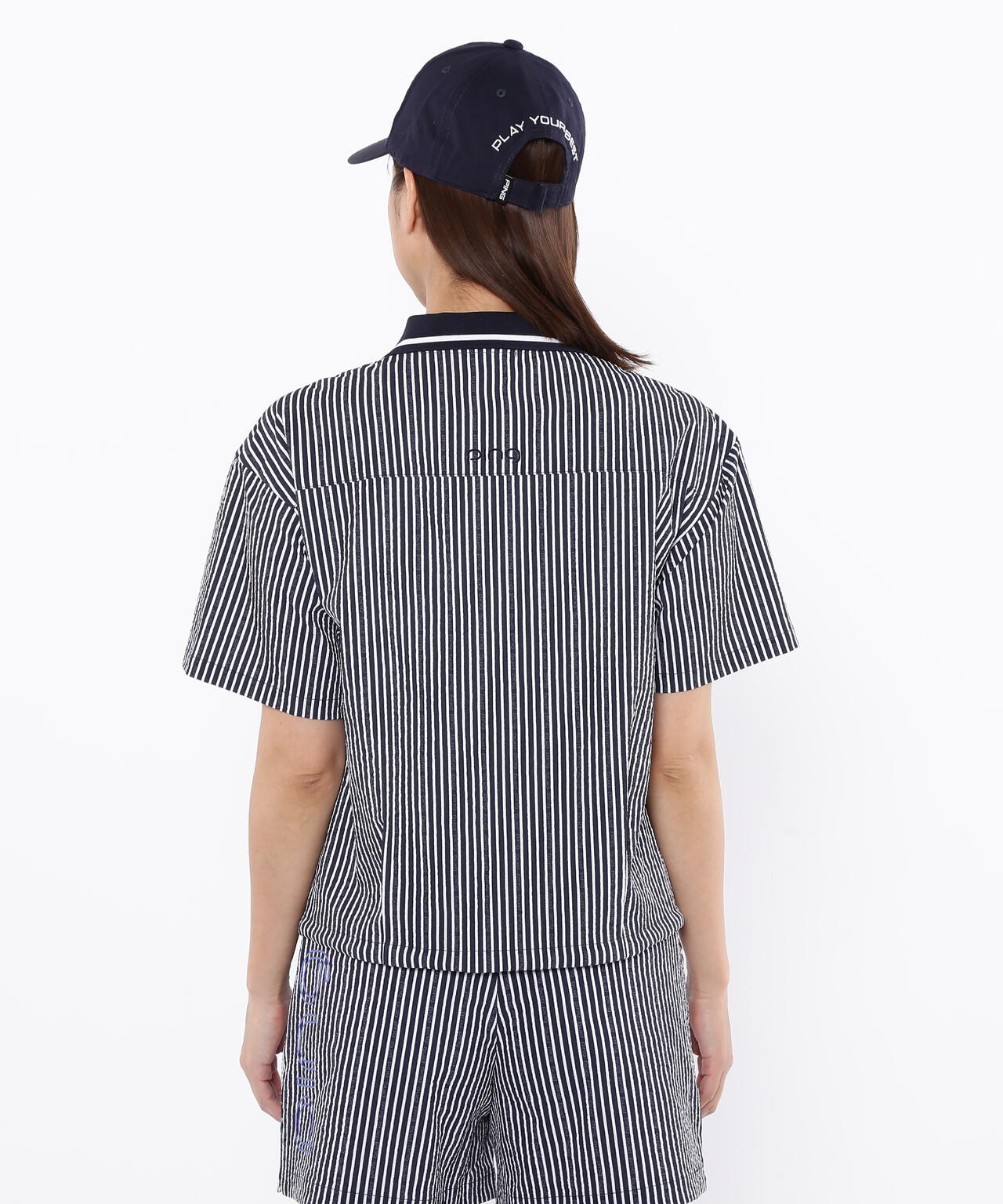 PING APPAREL】全方向ストレッチサッカー半袖ポロシャツ ＜LADIES LINE 
