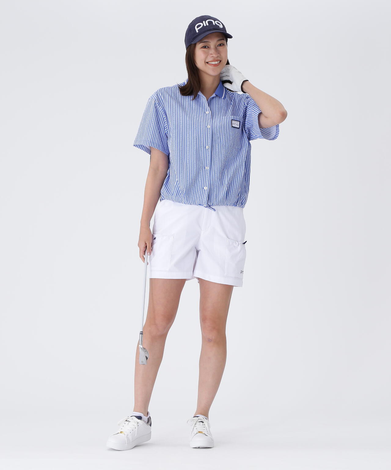 【PING APPAREL】サライテック 二重織ショートパンツ ＜LADIES LINE＞ ＜NATIVE＞(LADIES)