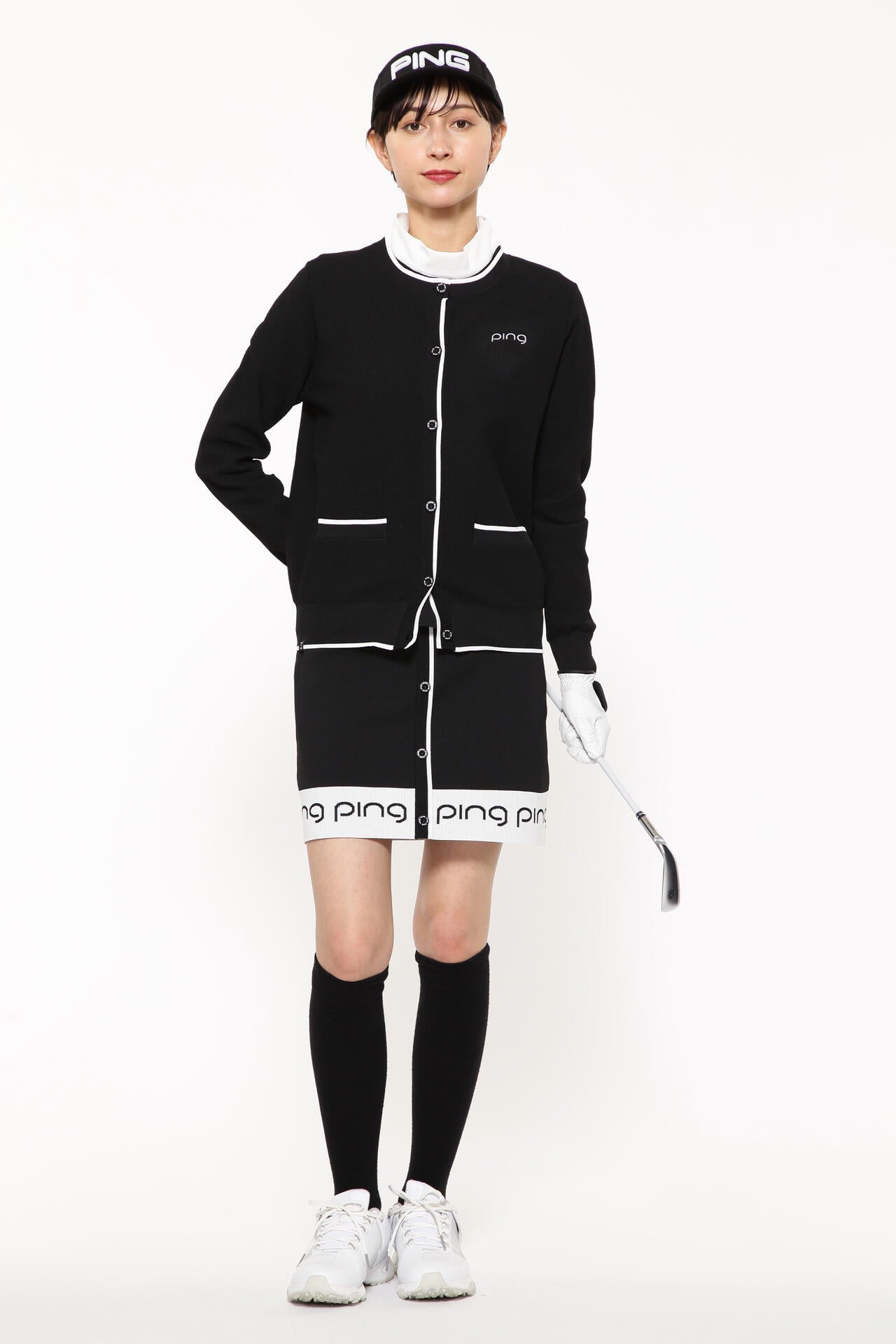 【PING APPAREL】ジャガードニットスカート ＜LADIES LINE＞＜PERFORMANCE＞ (LADIES)