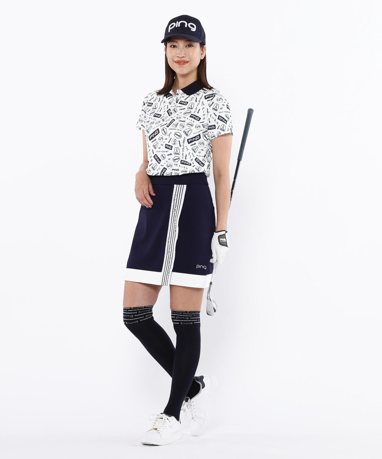 【PING APPAREL】ニットスカート ＜LADIES LINE＞ ＜NATIVE＞(LADIES)