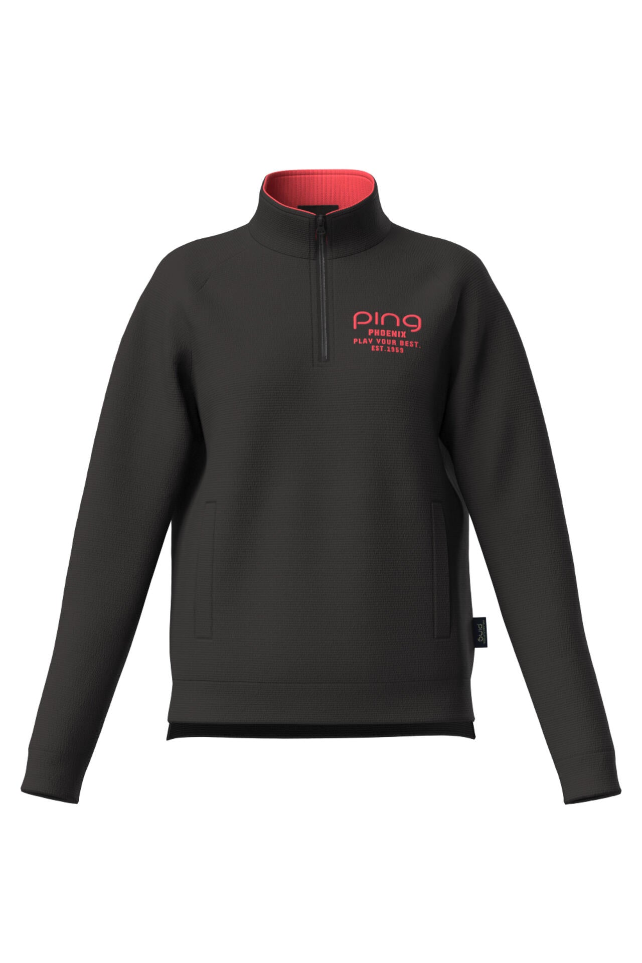 【PING APPAREL】ダンボールハーフジップカットソー ＜LADIES LINE＞＜PERFORMANCE＞ (LADIES)