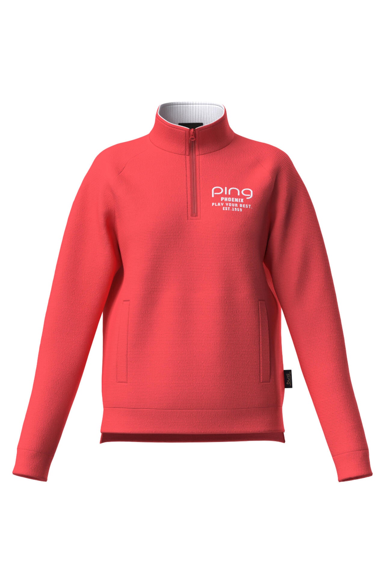 【PING APPAREL】ダンボールハーフジップカットソー ＜LADIES LINE＞＜PERFORMANCE＞ (LADIES)