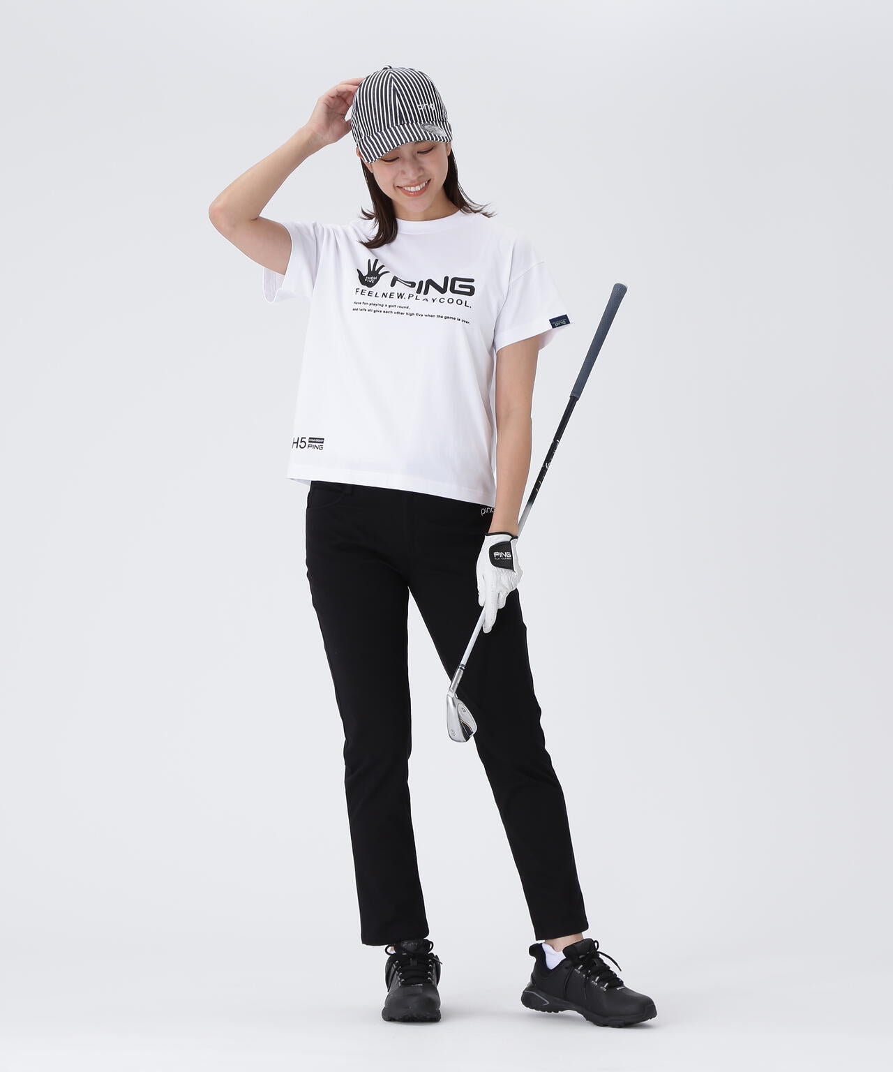 【PING APPAREL】TC天竺 半袖Ｔシャツ ＜LADIES LINE＞＜NATIVE＞ (LADIES)