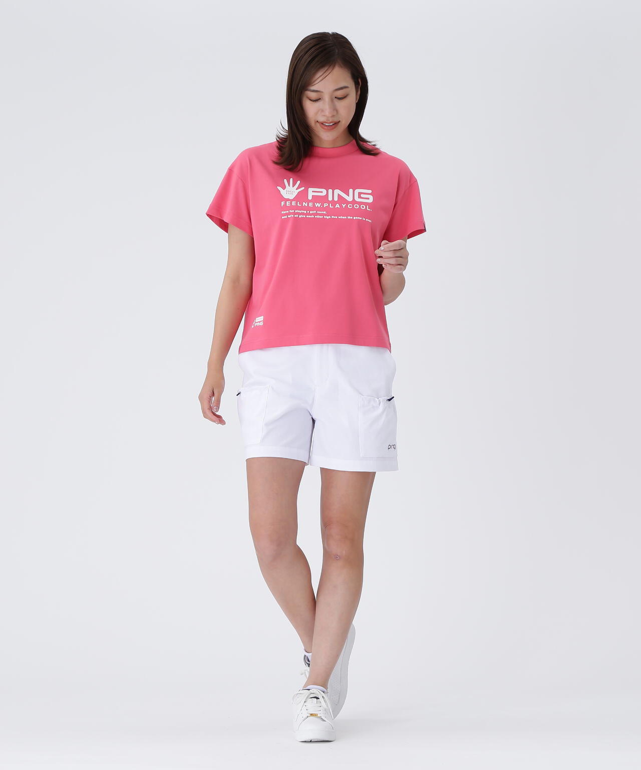【PING APPAREL】TC天竺 半袖Ｔシャツ ＜LADIES LINE＞＜NATIVE＞ (LADIES)