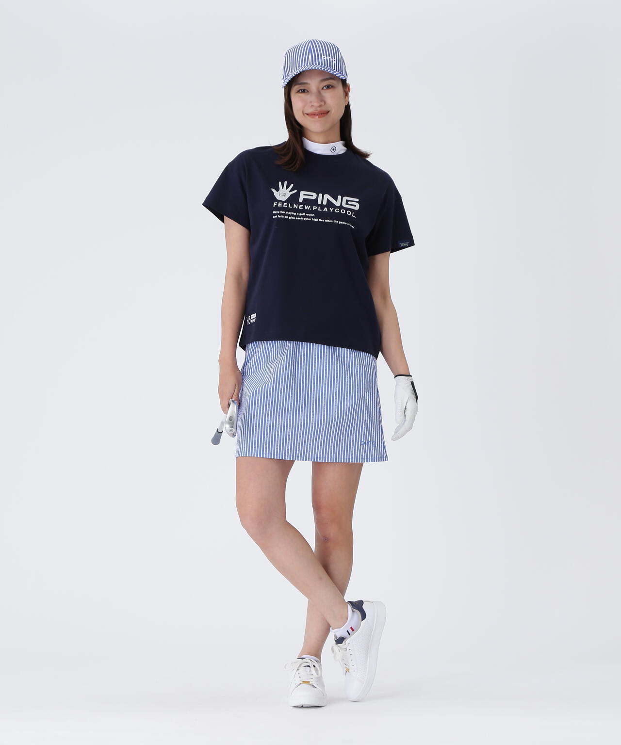 【PING APPAREL】TC天竺 半袖Ｔシャツ ＜LADIES LINE＞＜NATIVE＞ (LADIES)