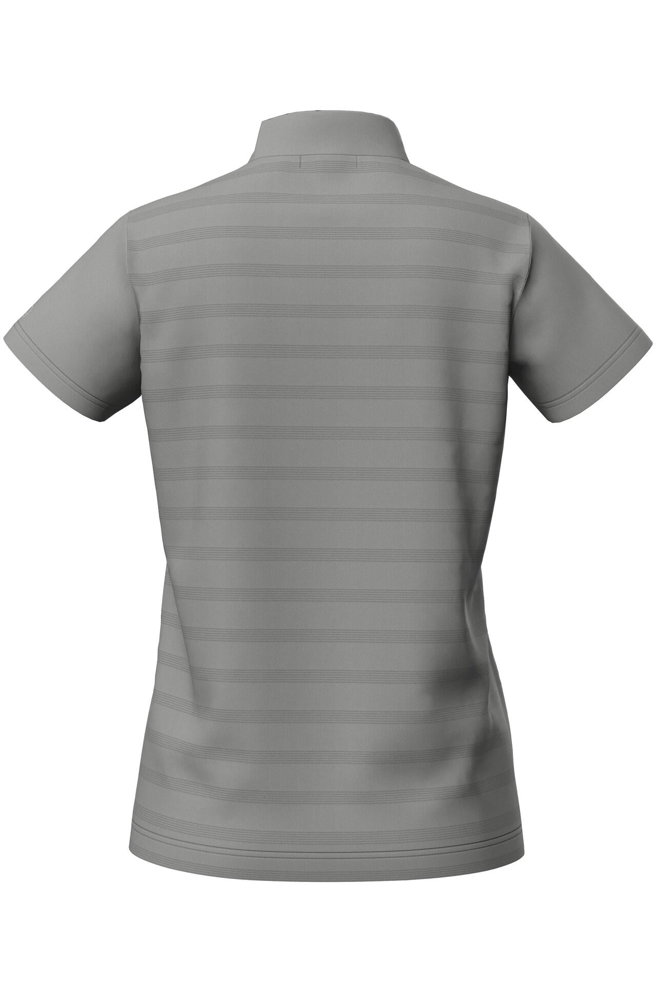 【PING APPAREL】メッシュボーダージャガード半袖ハイネックカットソー ＜LADIES LINE＞ (LADIES)