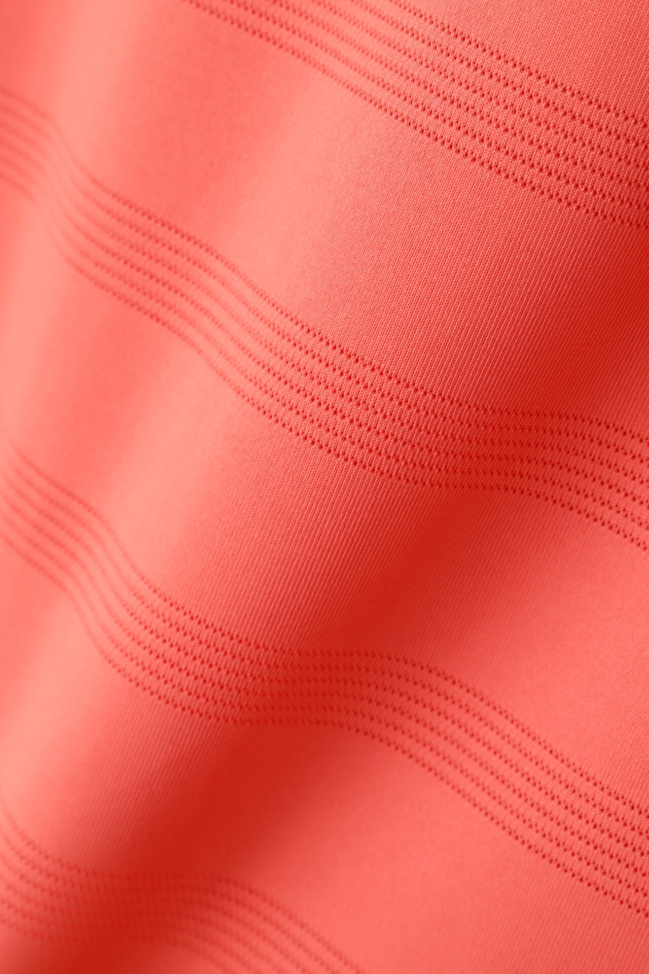 【PING APPAREL】メッシュボーダージャガード半袖ハイネックカットソー ＜LADIES LINE＞ (LADIES)