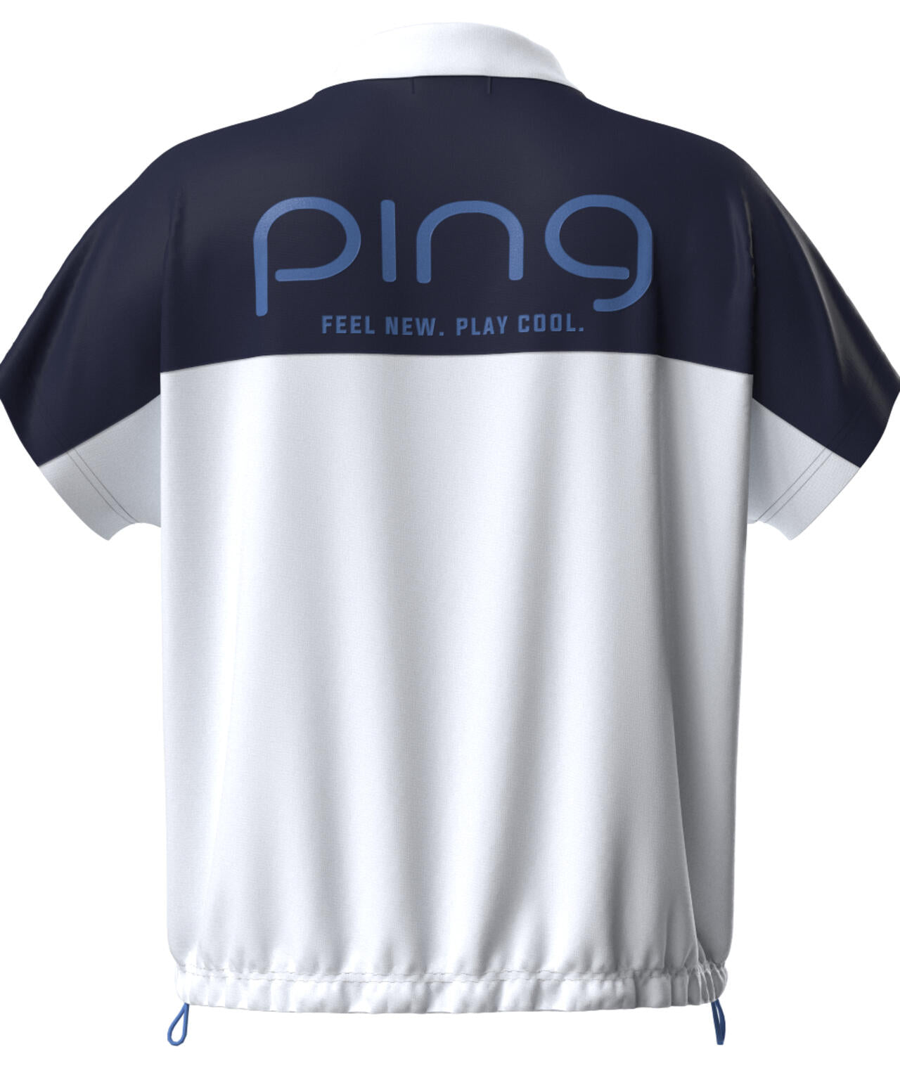 【PING APPAREL】配色半袖ハイネックシャツ ＜LADIES LINE＞＜NATIVE＞ (LADIES)