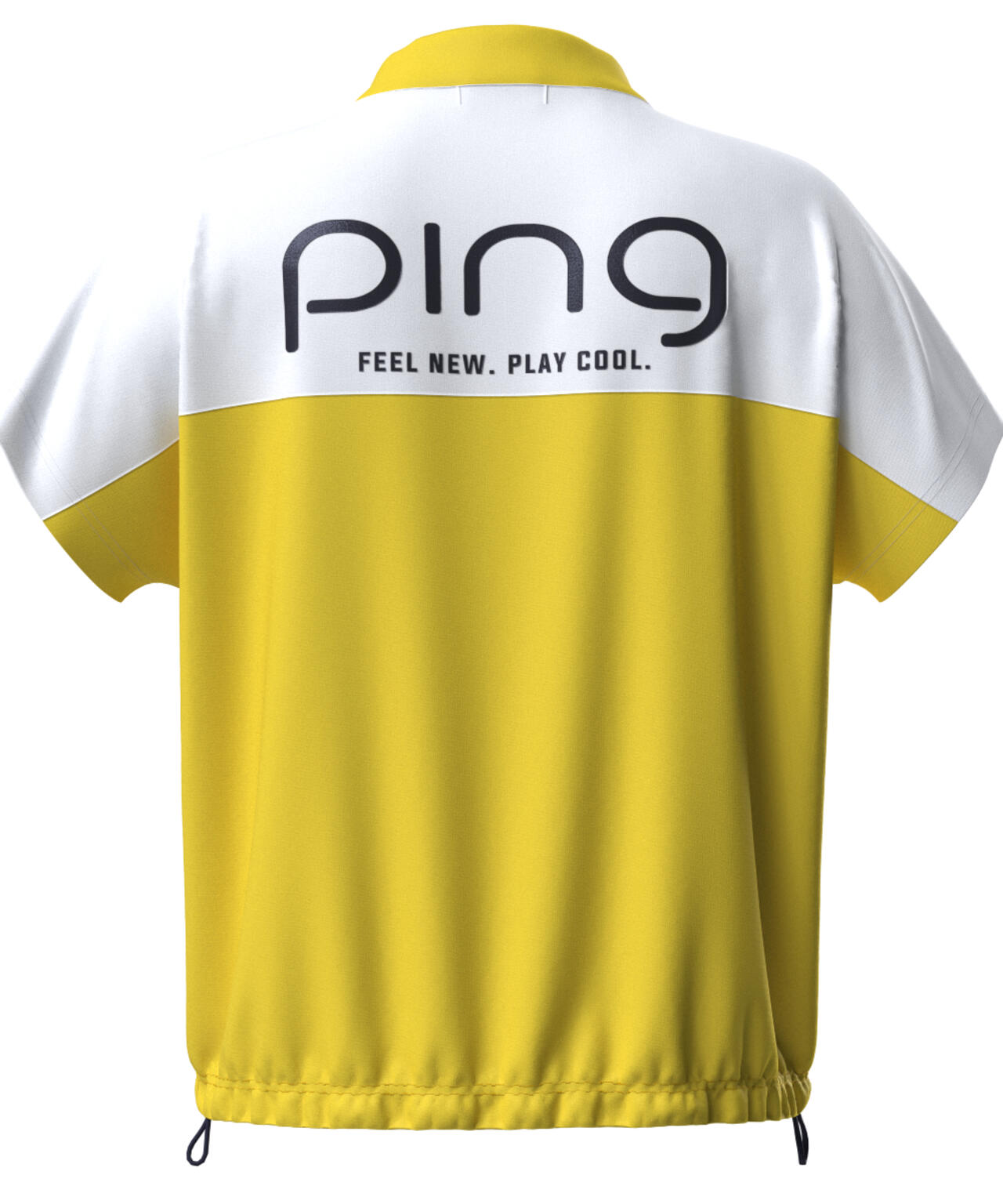 【PING APPAREL】配色半袖ハイネックシャツ ＜LADIES LINE＞＜NATIVE＞ (LADIES)
