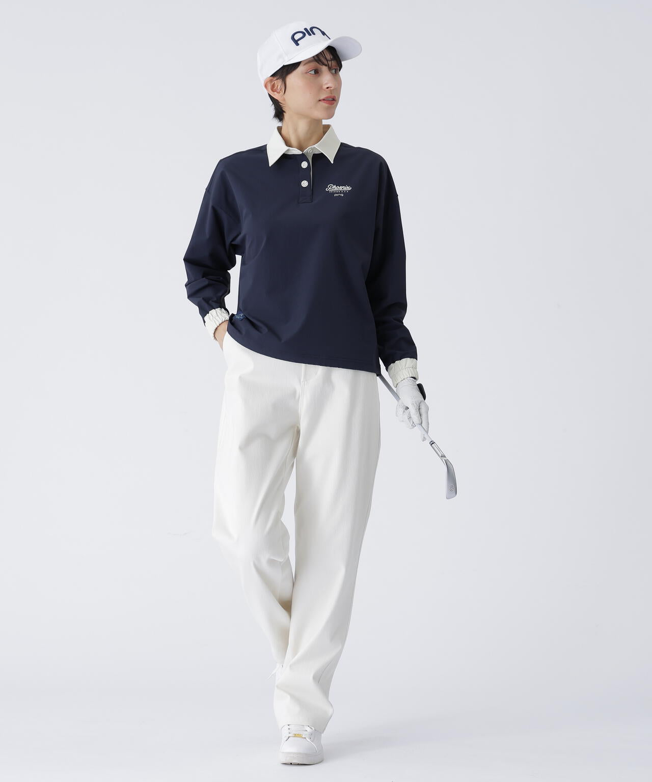 【PING APPAREL】オーバーシャツ ＜LADIES LINE＞ (LADIES)