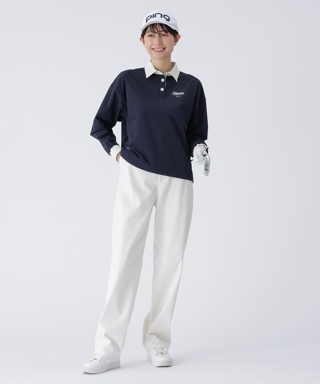 【PING APPAREL】オーバーシャツ ＜LADIES LINE＞ (LADIES)