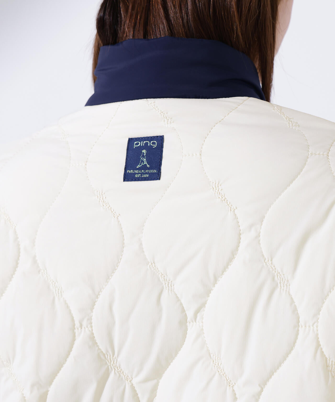 PING APPAREL】ストレッチタフタキルティングブルゾン ＜LADIES LINE