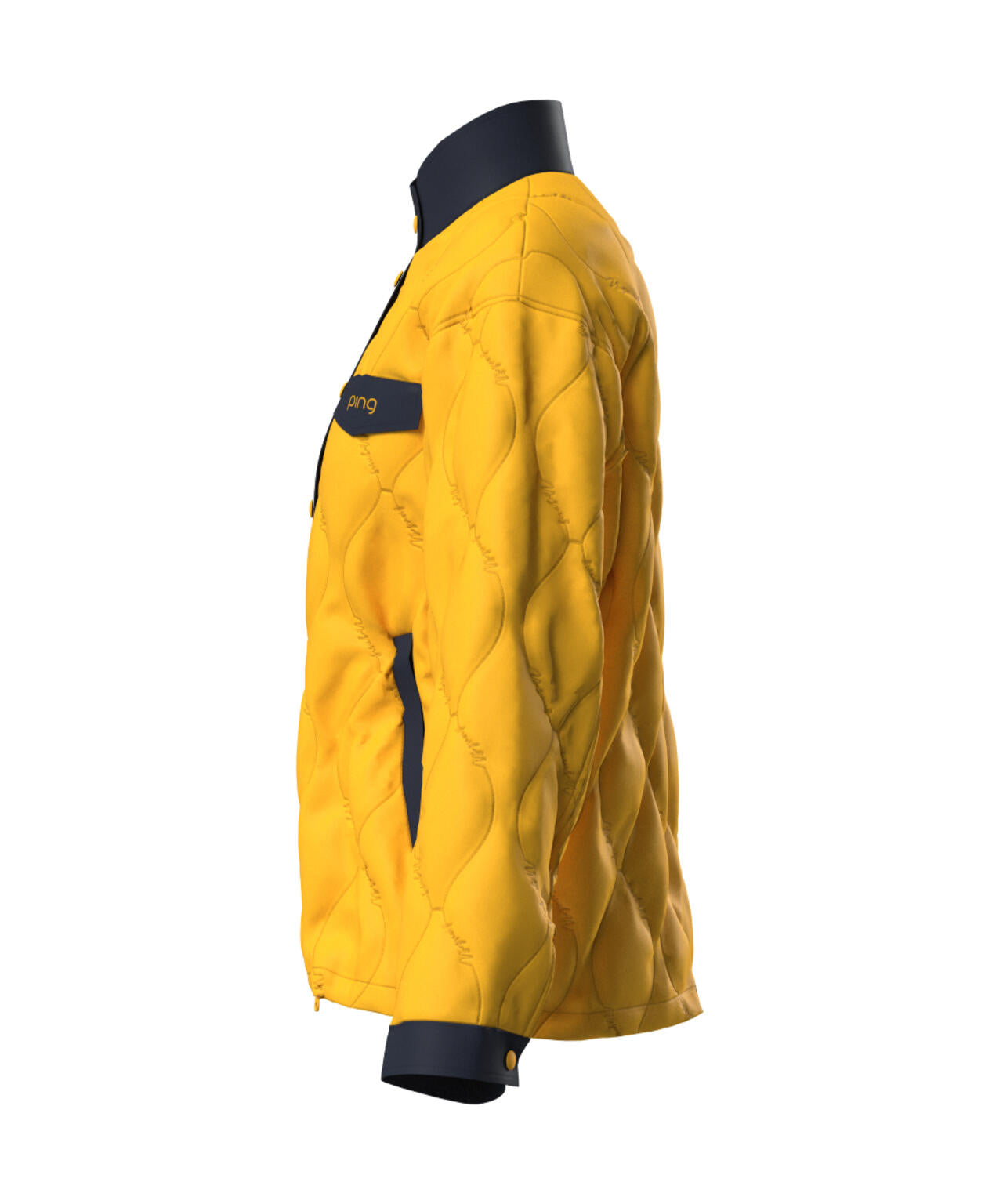 PING APPAREL】ストレッチタフタキルティングブルゾン ＜LADIES LINE