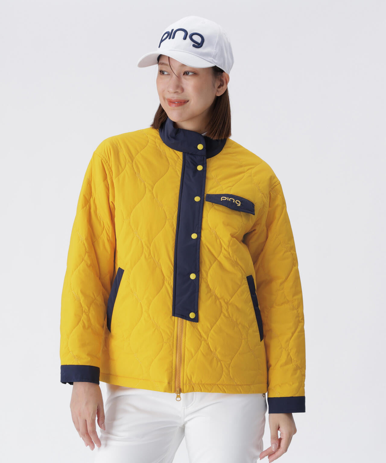 【PING APPAREL】ストレッチタフタキルティングブルゾン ＜LADIES LINE＞ (LADIES)