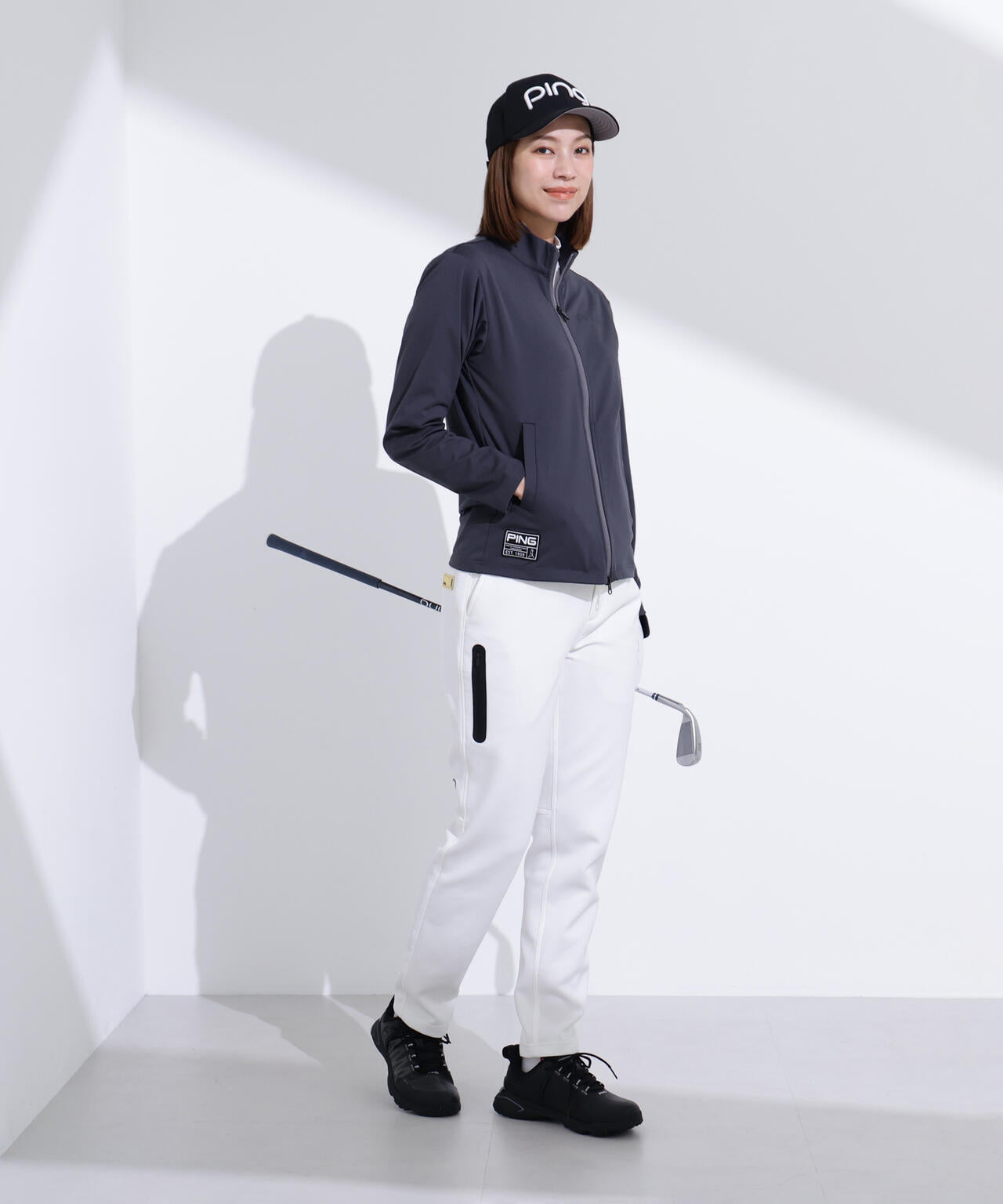 【PING APPAREL】ツインレイヤードアウター ＜GOLD＞ (LADIES)