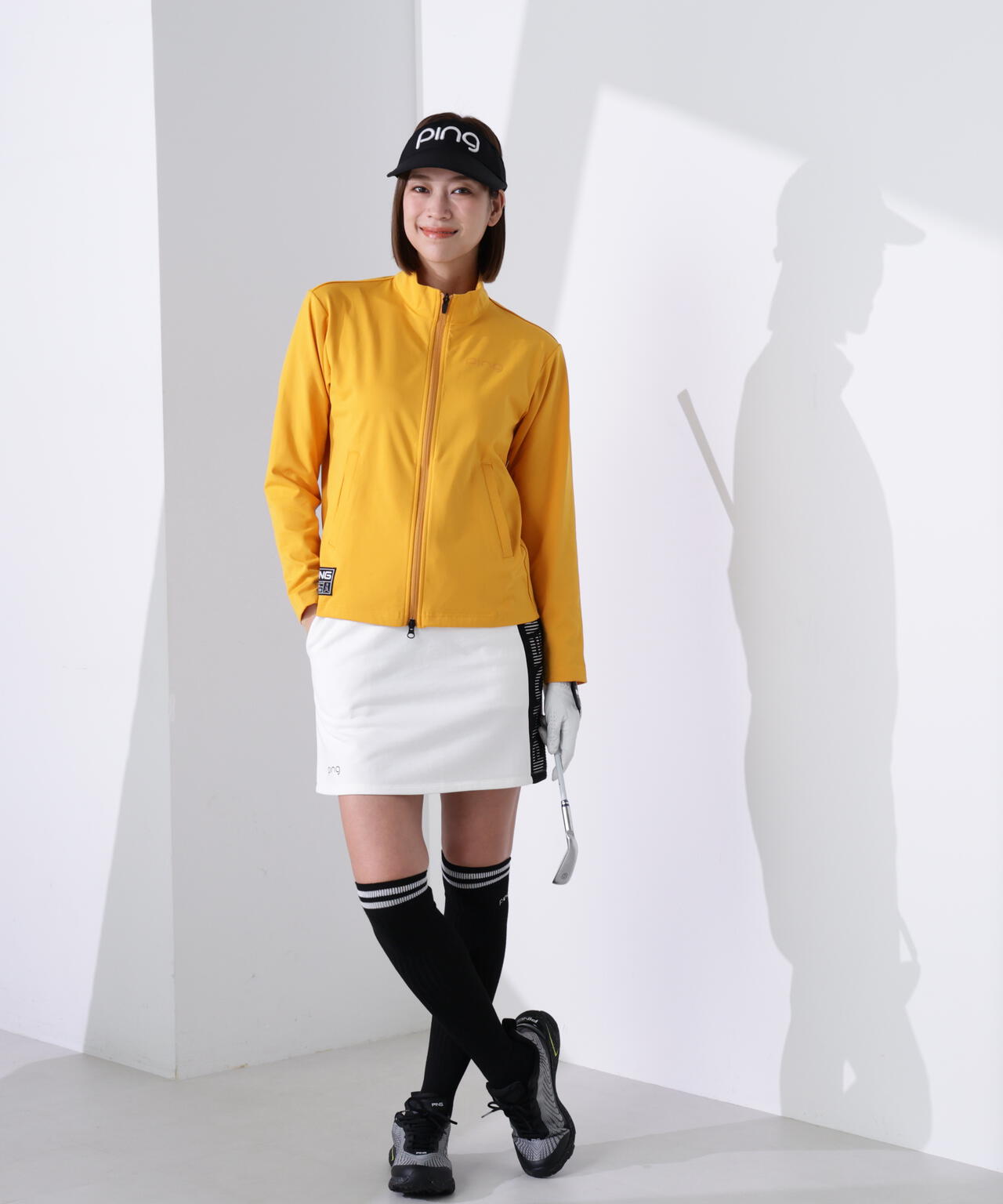 【PING APPAREL】ツインレイヤードアウター ＜GOLD＞ (LADIES)