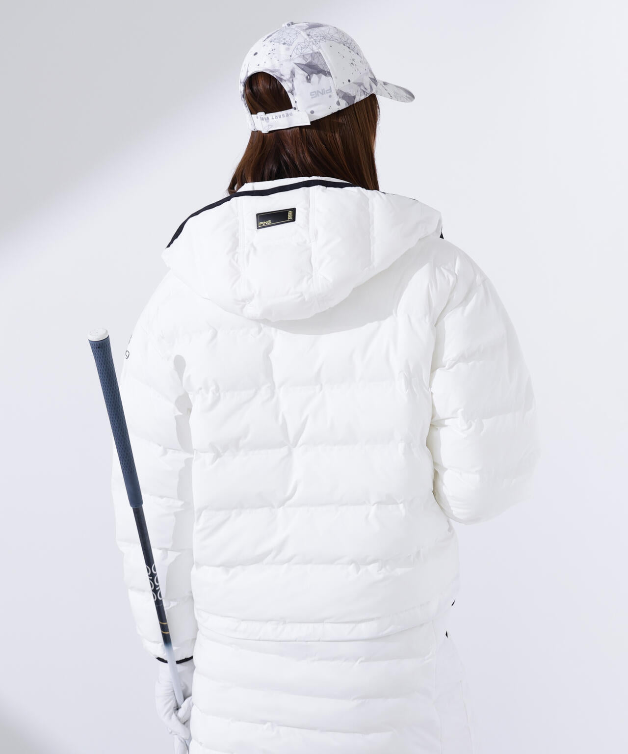 【PING APPAREL】２５ＦＷ 2WAY中綿フーディーブルゾン ＜GOLD＞ (LADIES)