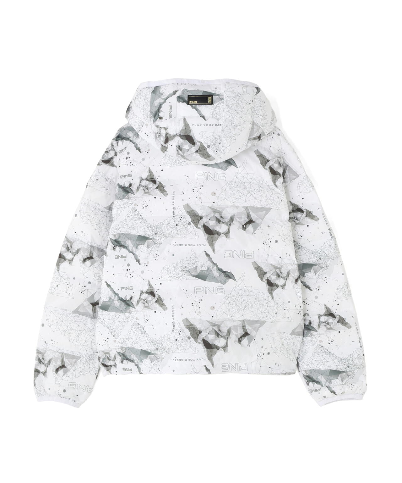 【PING APPAREL】２５ＦＷ 2WAY中綿フーディーブルゾン ＜GOLD＞ (LADIES)