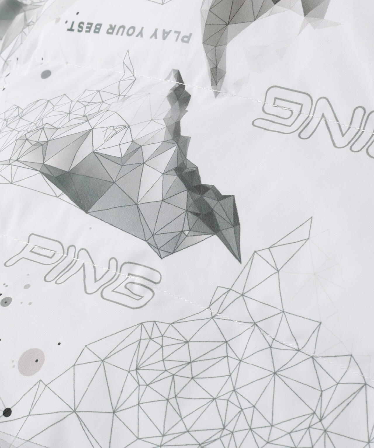 【PING APPAREL】２５ＦＷ 2WAY中綿フーディーブルゾン ＜GOLD＞ (LADIES)