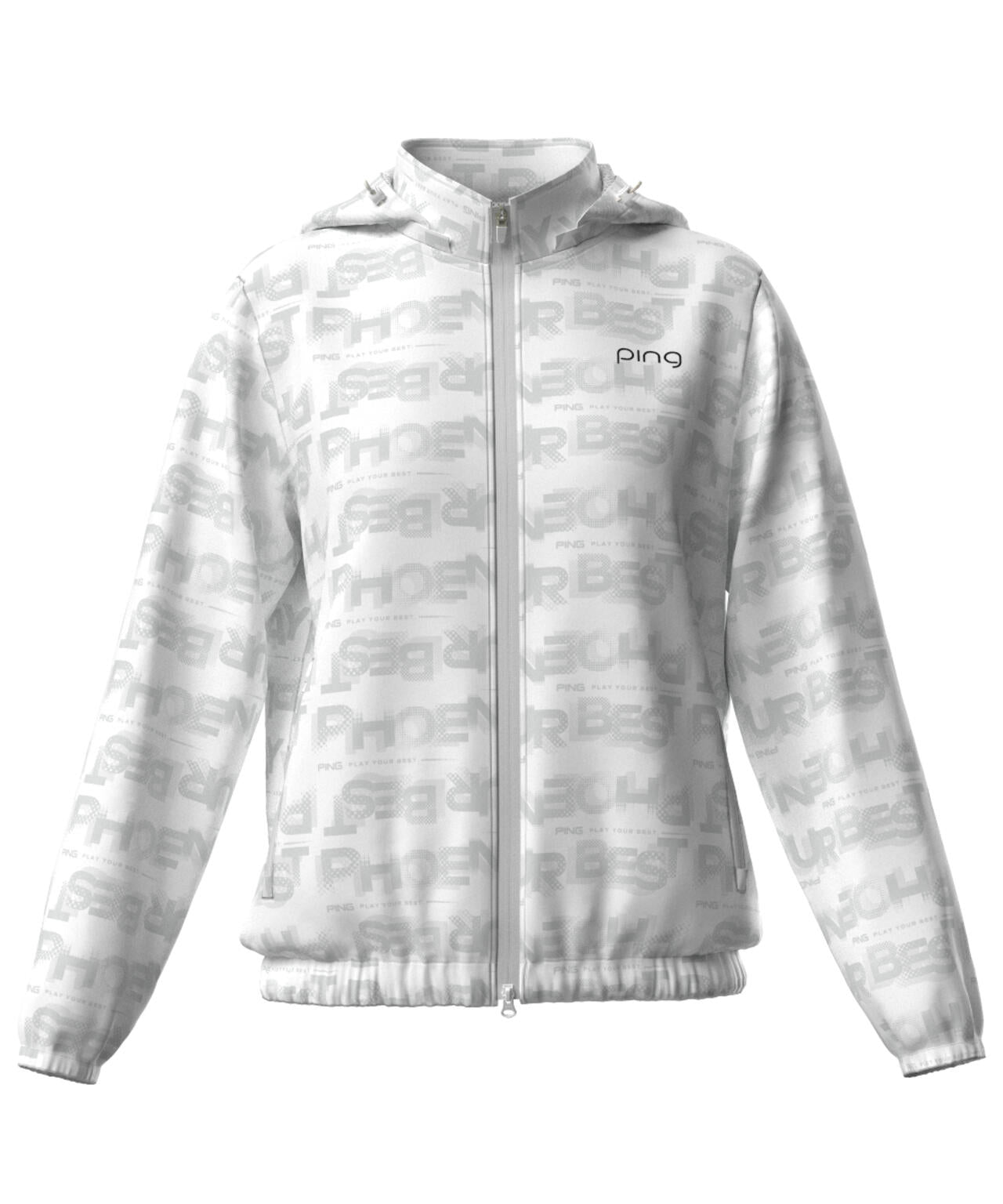 【PING APPAREL】PHONEIX BREEZE総柄 全方向ストレッチフーディブルゾン ＜LADIES LINE＞ (LADIES)