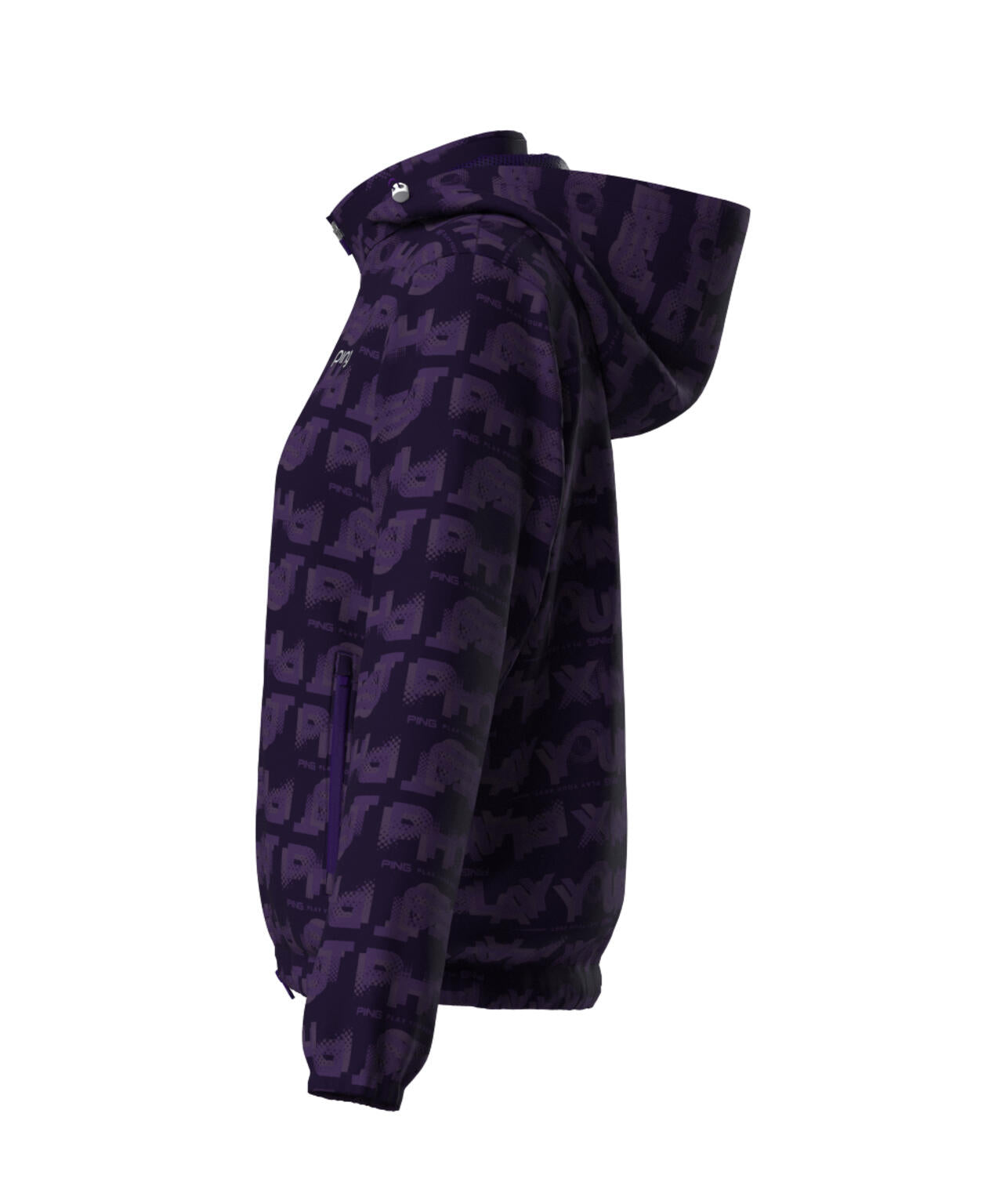 【PING APPAREL】PHONEIX BREEZE総柄 全方向ストレッチフーディブルゾン ＜LADIES LINE＞ (LADIES)