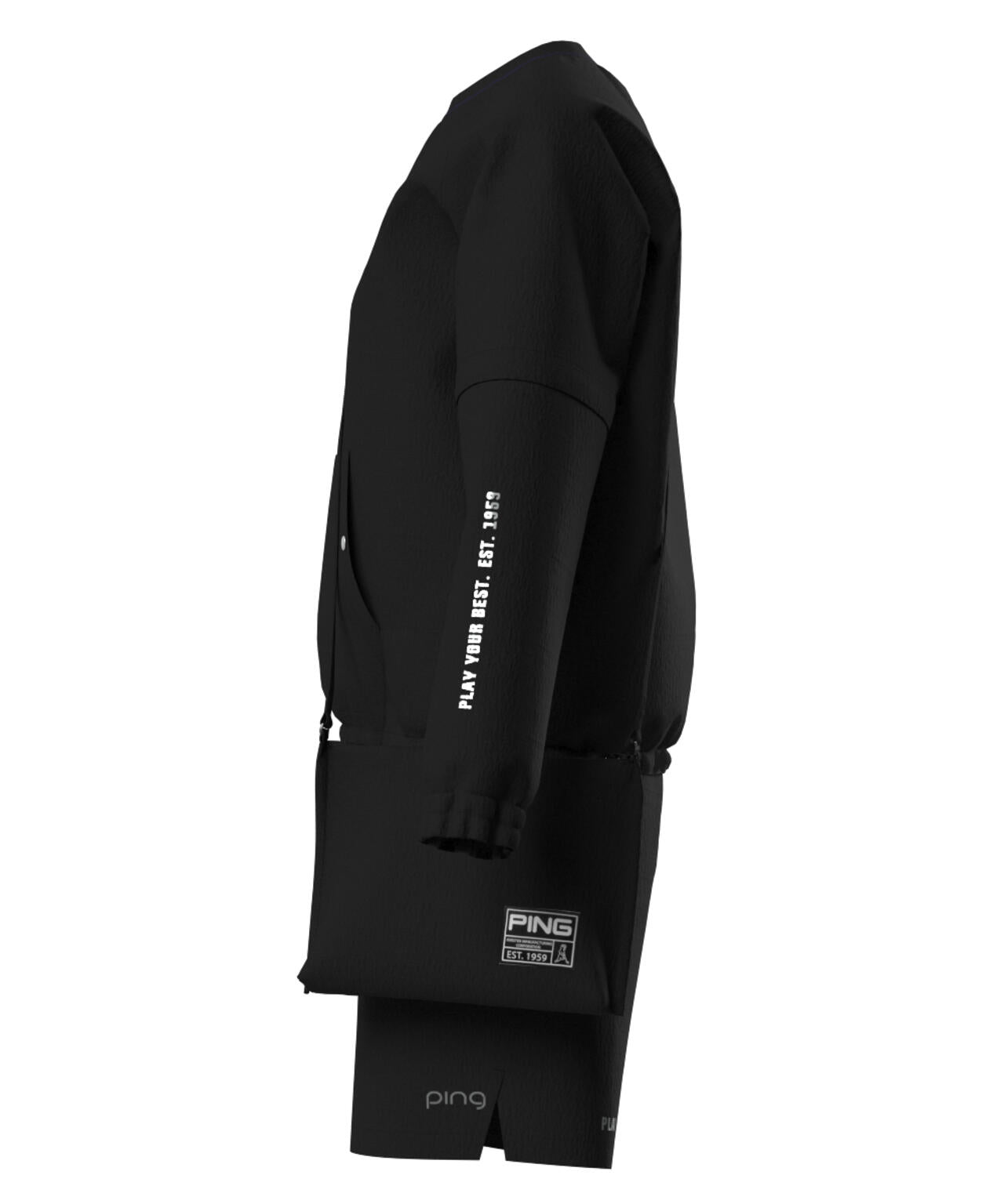 【PING APPAREL】全方向ストレッチリップストップ 2WAYスニードジャック×ショートパンツ ＜GOLD＞ (LADIES)