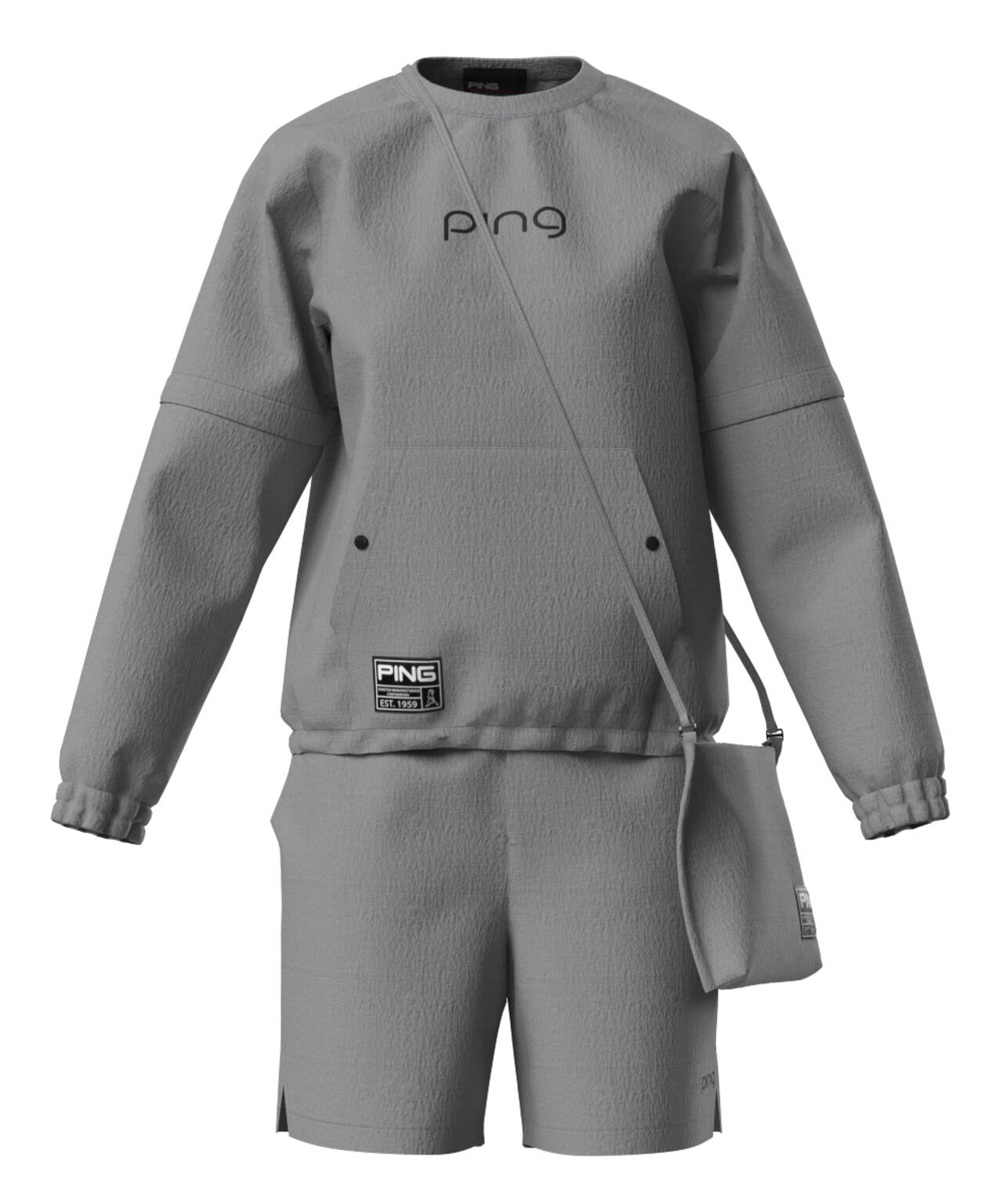 【PING APPAREL】全方向ストレッチリップストップ 2WAYスニードジャック×ショートパンツ ＜GOLD＞ (LADIES)