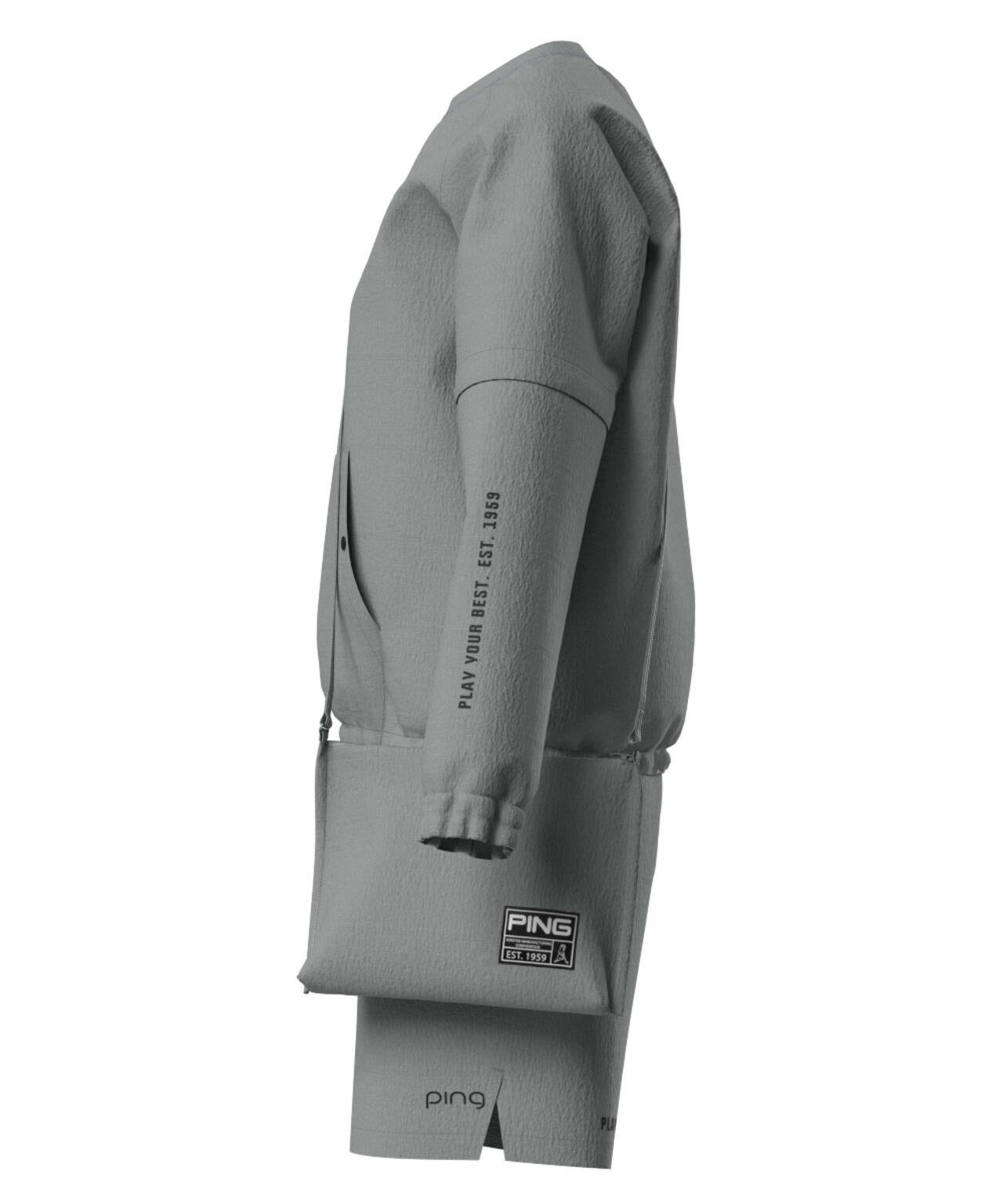 【PING APPAREL】全方向ストレッチリップストップ 2WAYスニードジャック×ショートパンツ ＜GOLD＞ (LADIES)