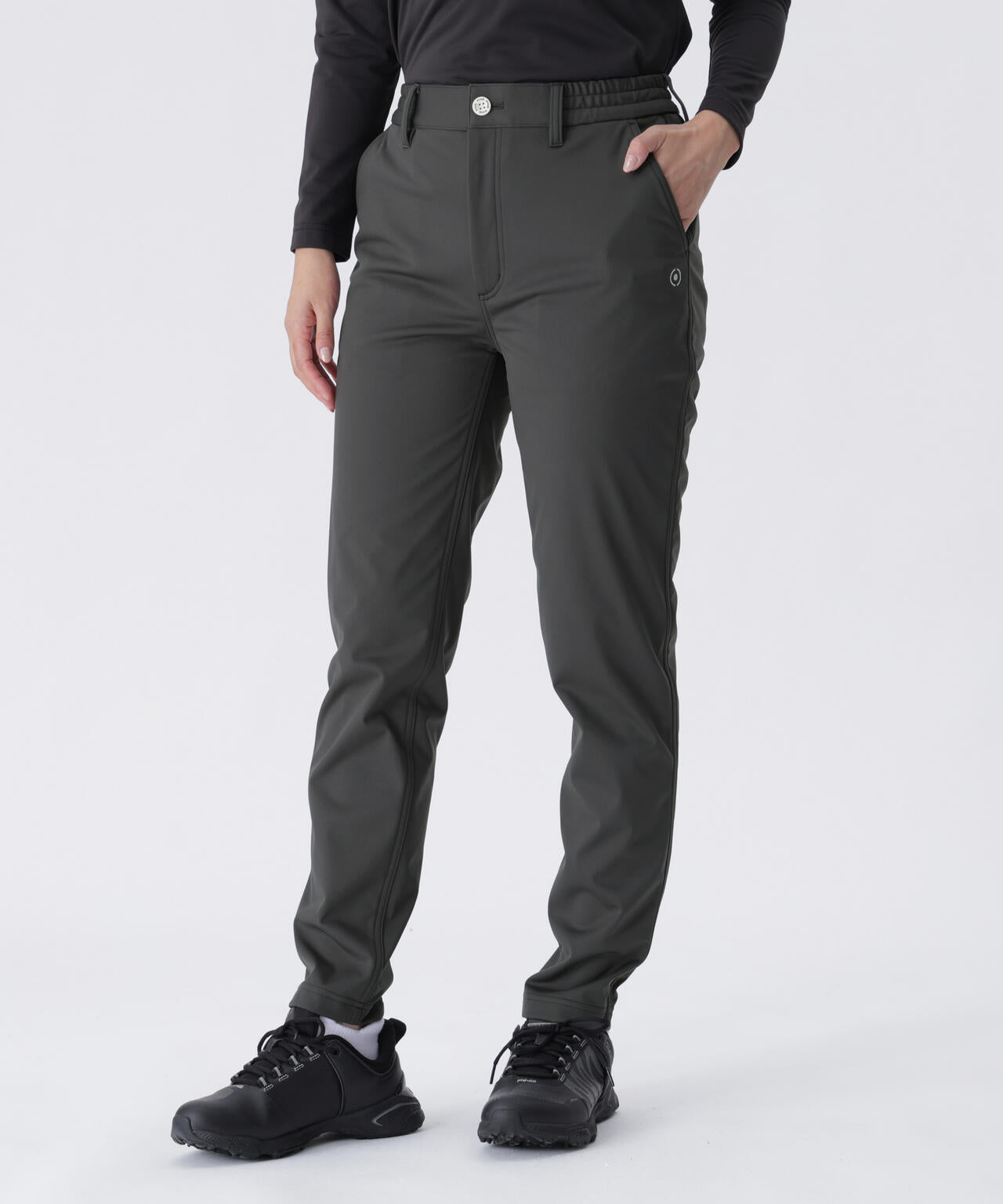 【PING APPAREL】全方向ストレッチボンディングプリントテーパードパンツ ＜LADIES LINE＞ (LADIES)