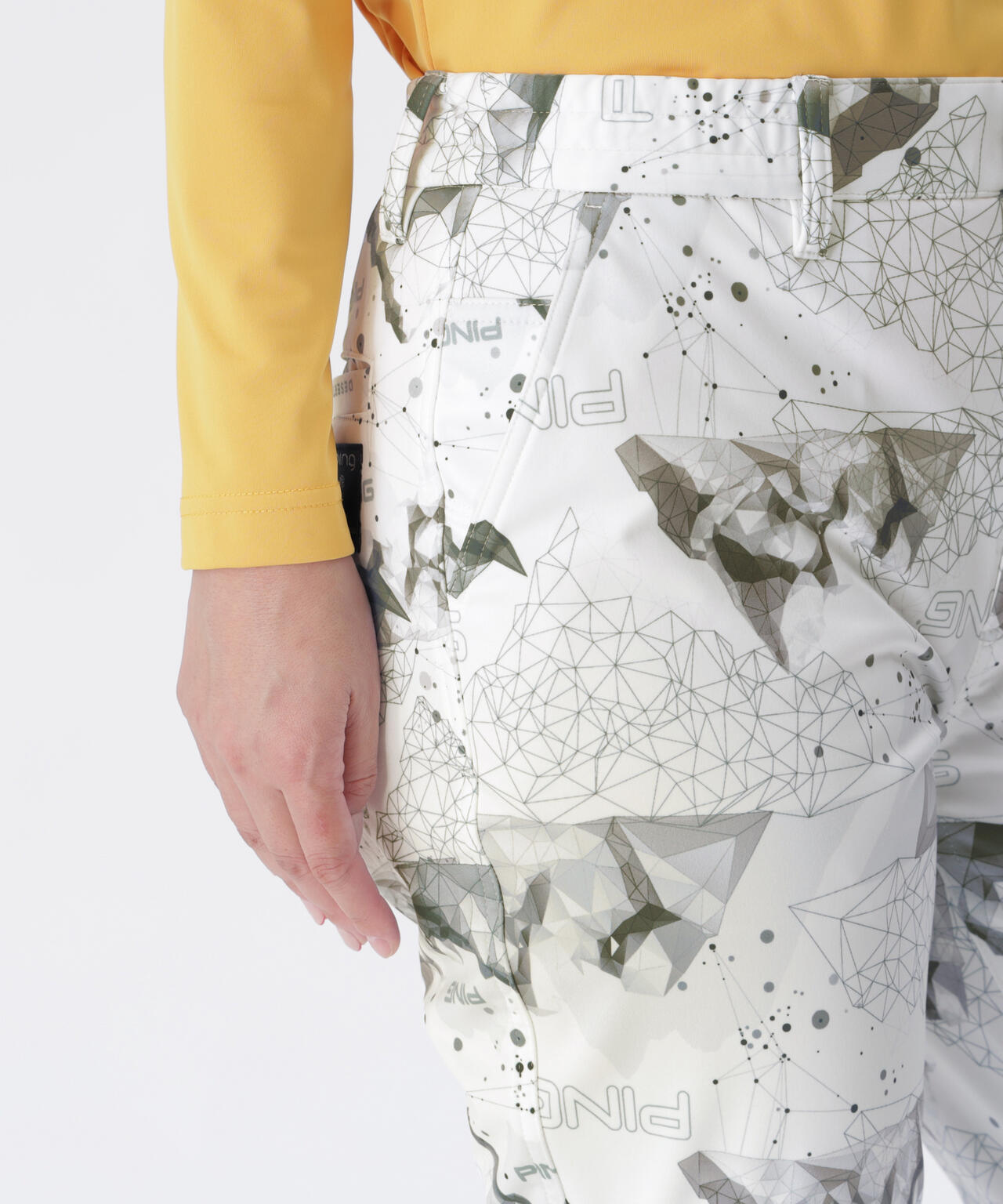 【PING APPAREL】全方向ストレッチボンディングプリントテーパードパンツ ＜LADIES LINE＞ (LADIES)