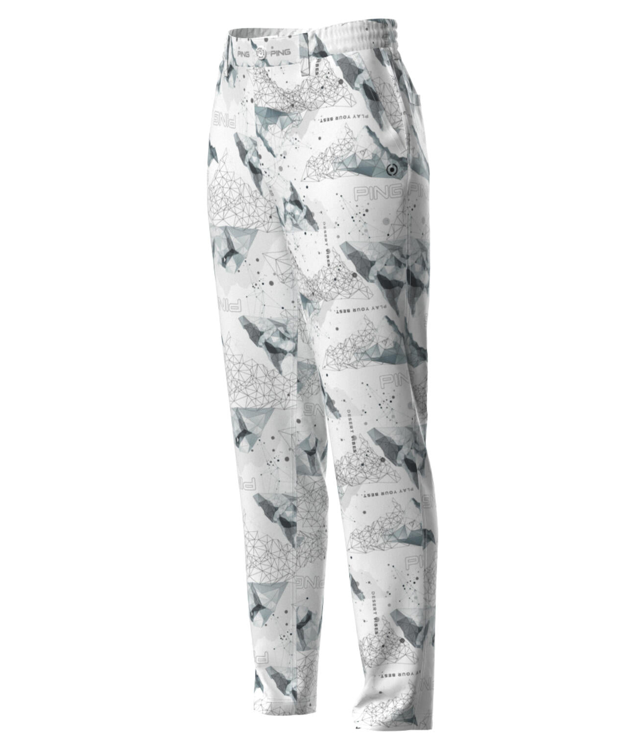 【PING APPAREL】全方向ストレッチボンディングプリントテーパードパンツ ＜LADIES LINE＞ (LADIES)