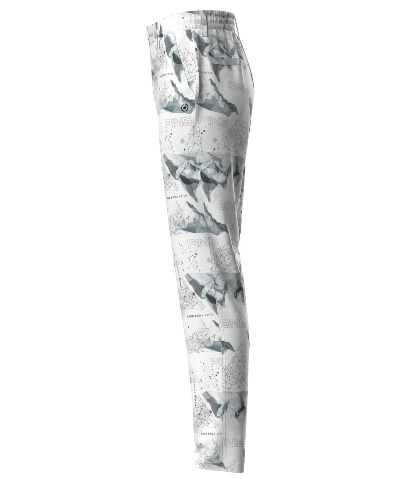 【PING APPAREL】全方向ストレッチボンディングプリントテーパードパンツ ＜LADIES LINE＞ (LADIES)