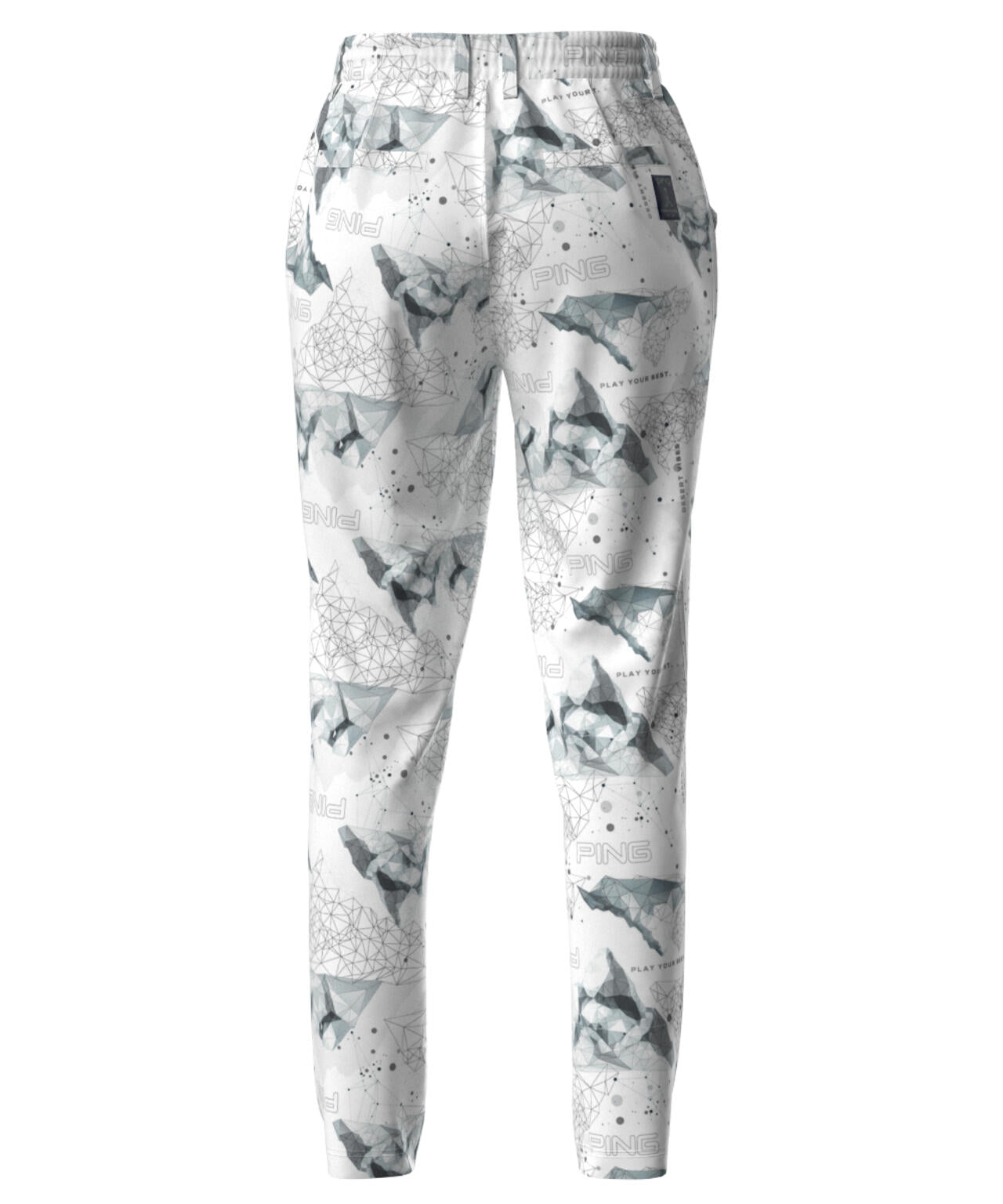 【PING APPAREL】全方向ストレッチボンディングプリントテーパードパンツ ＜LADIES LINE＞ (LADIES)