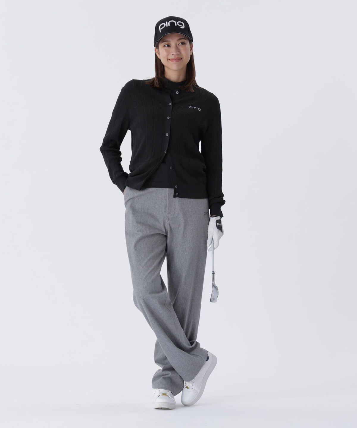 【PING APPAREL】TCツイル5ポケットストレートパンツ ＜LADIES LINE＞ (LADIES)